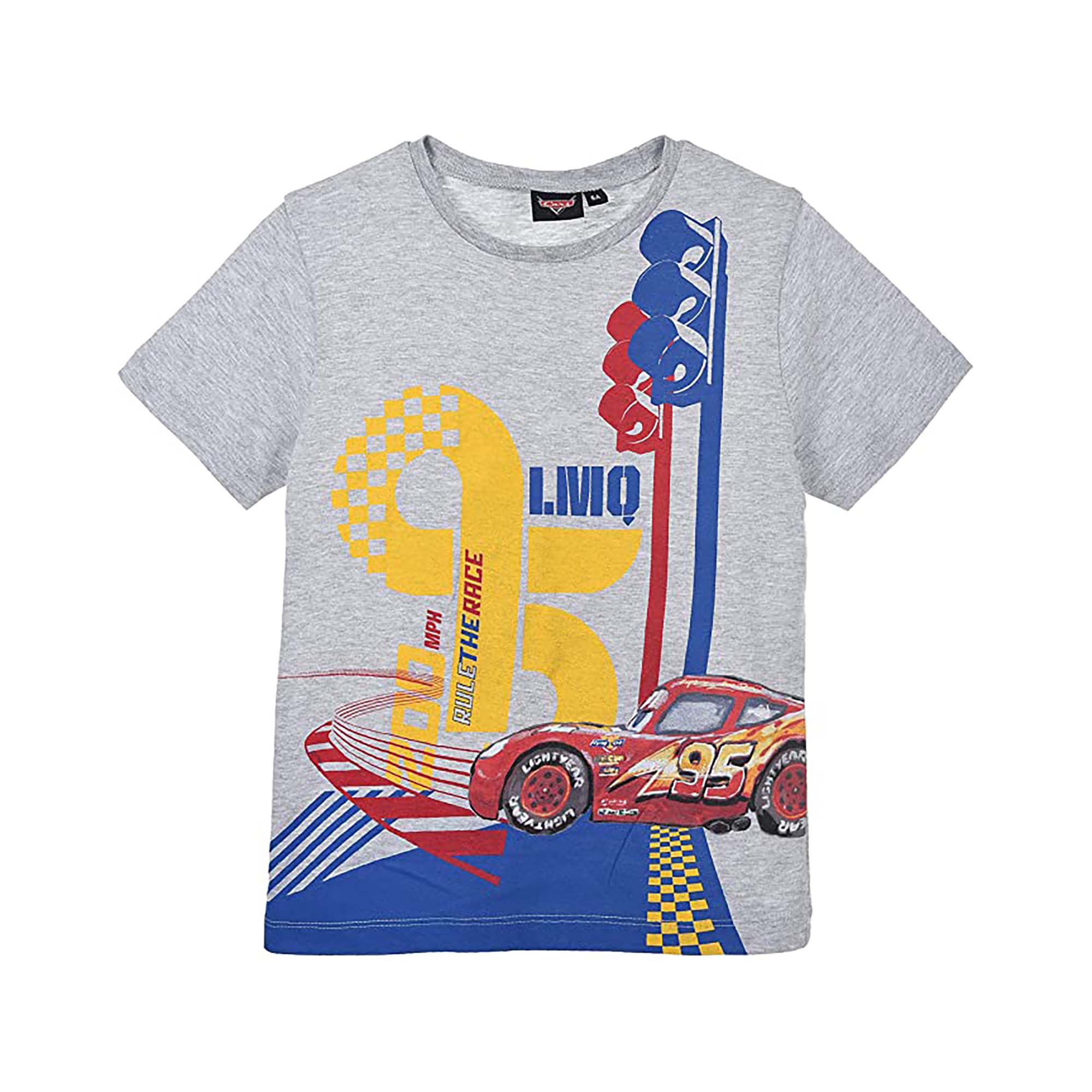 Maglietta Disney Cars t-shirt mezze maniche in cotone stampata bambino 4072