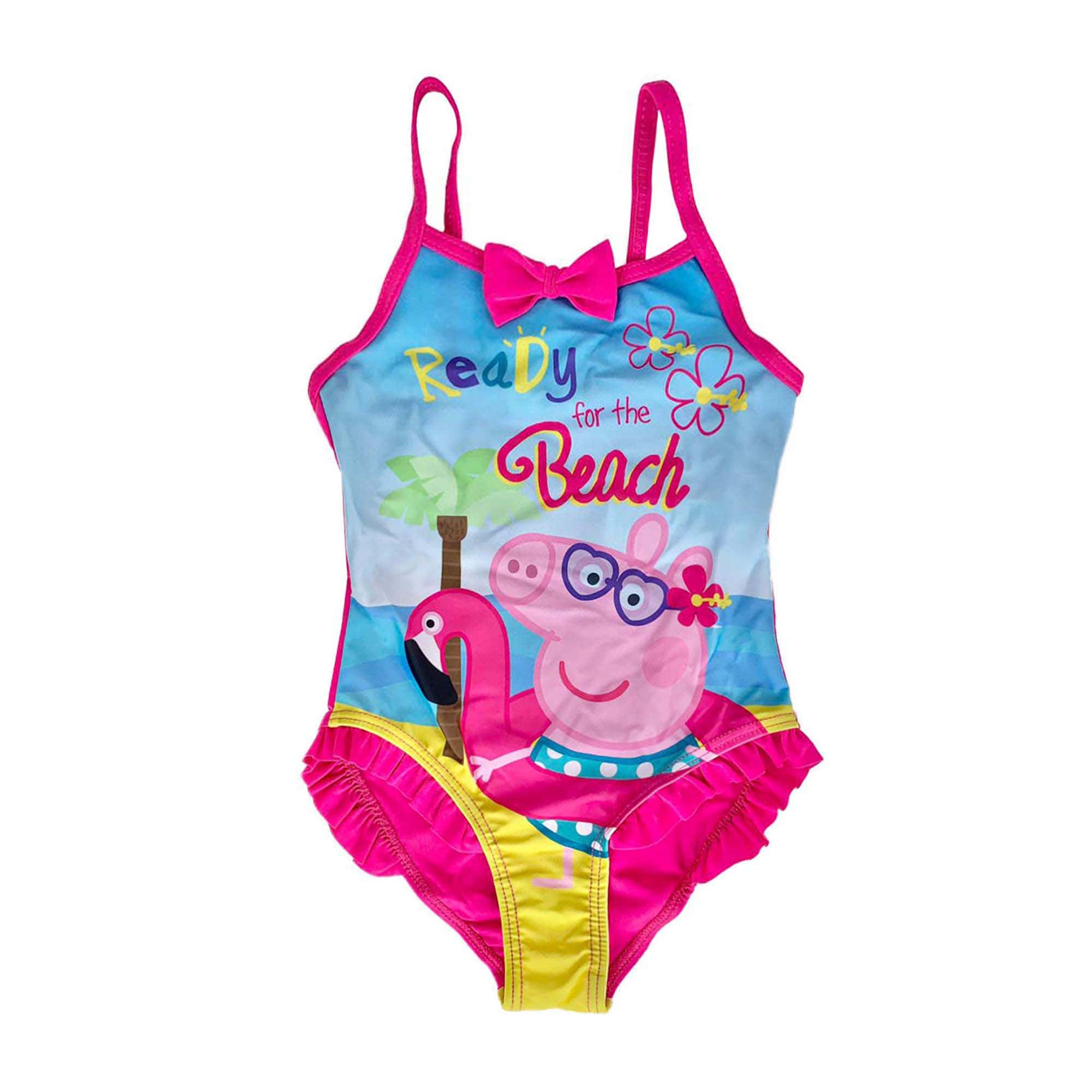 Costume 1 pezzo da mare ufficiale Peppa Pig per bambina piscina 4107