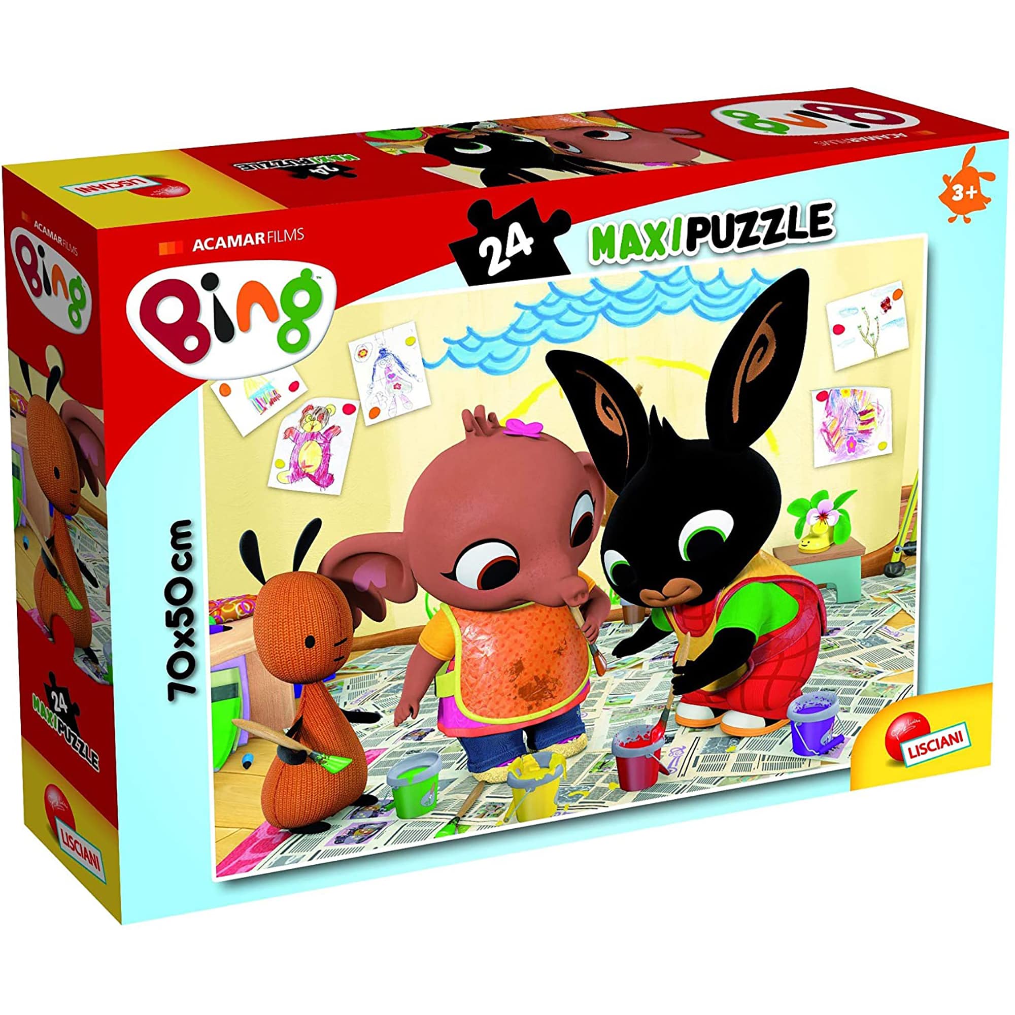 Puzzle maxi Bing Acamar Lisciani maxipuzzle 24 pezzi Art Attack 70x50cm 4151