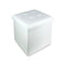 Pouf contenitore panca baule ecopelle sgabello arredo salotto 38x38x38cm 4165