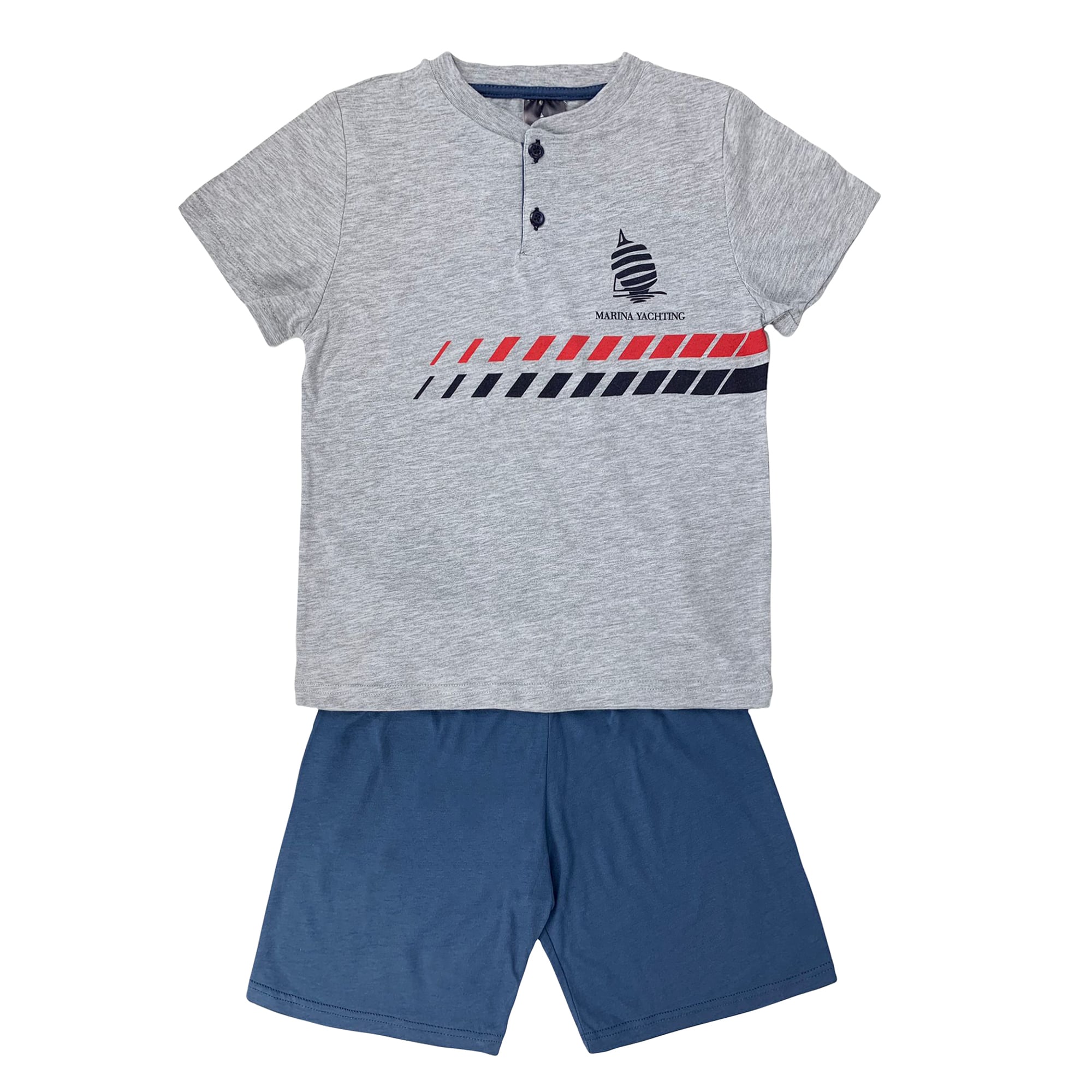 Pigiama bambino mezze maniche Marina Yachting primavera estate in cotone 4174