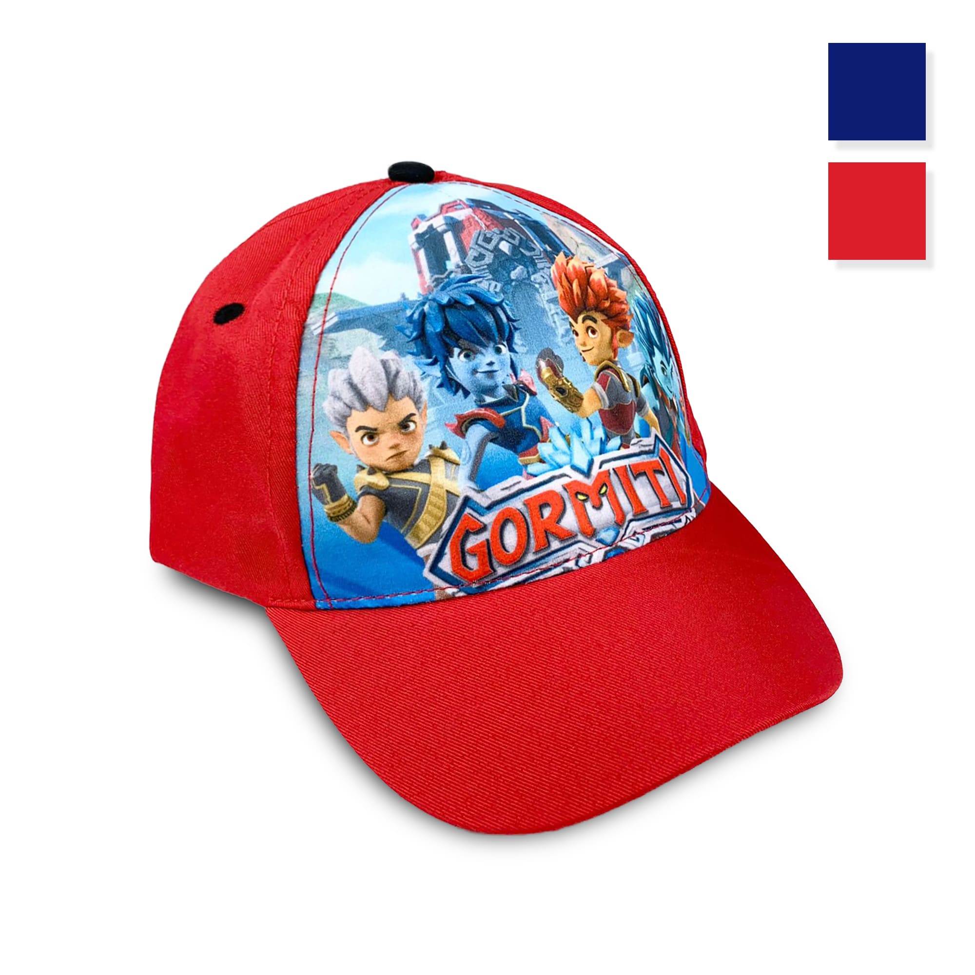 Cappellino per bambino ufficiale Gormiti berretto baseball con visiera 4196