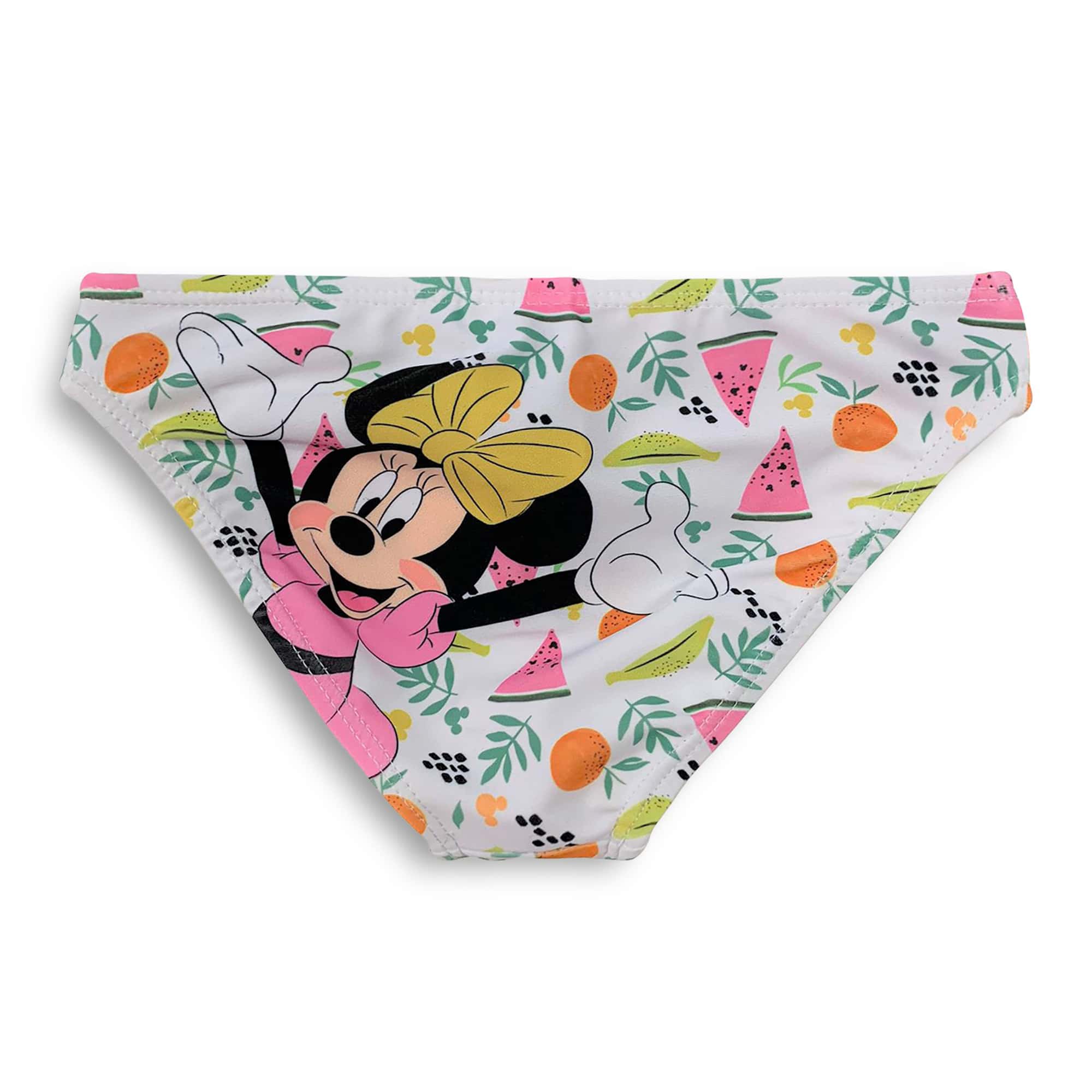 Costume da mare Disney Minnie ufficiale per bambina slip con fiocco piscina 4208