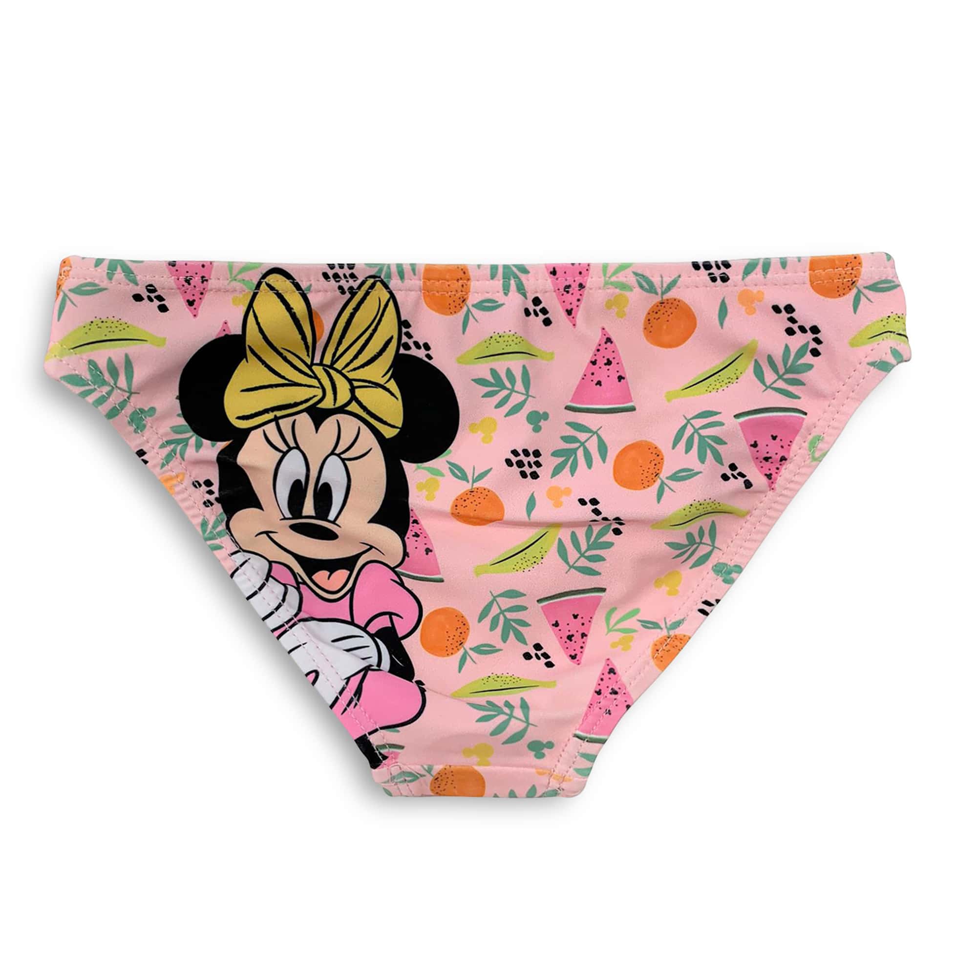 Costume da mare Disney Minnie ufficiale per bambina slip con fiocco piscina 4208
