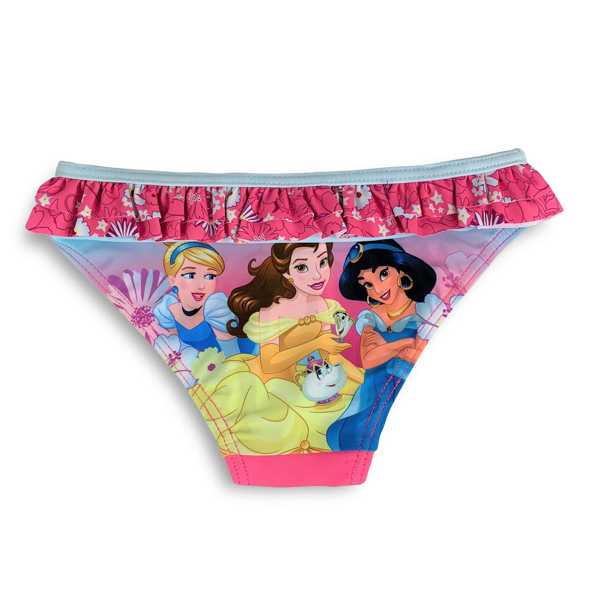 Costume mare Disney Principesse ufficiale per bambina slip volant piscina 4209