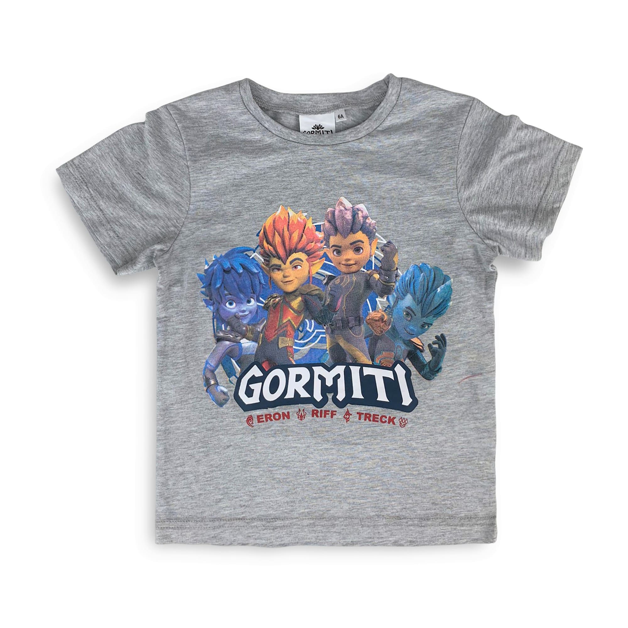 Maglietta Gormiti t-shirt bambino mezze maniche in cotone estiva 4213