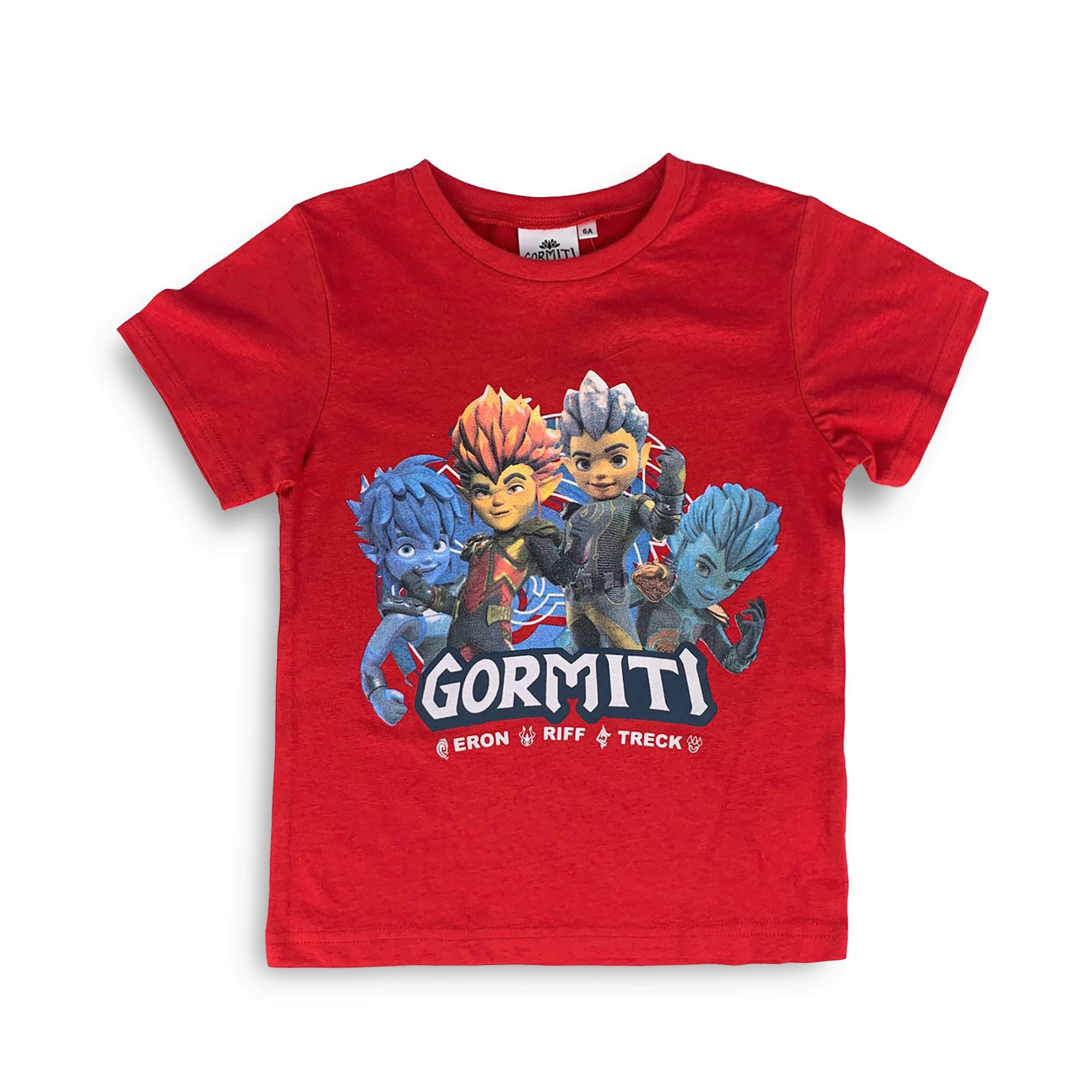 Maglietta Gormiti t-shirt bambino mezze maniche in cotone estiva 4213