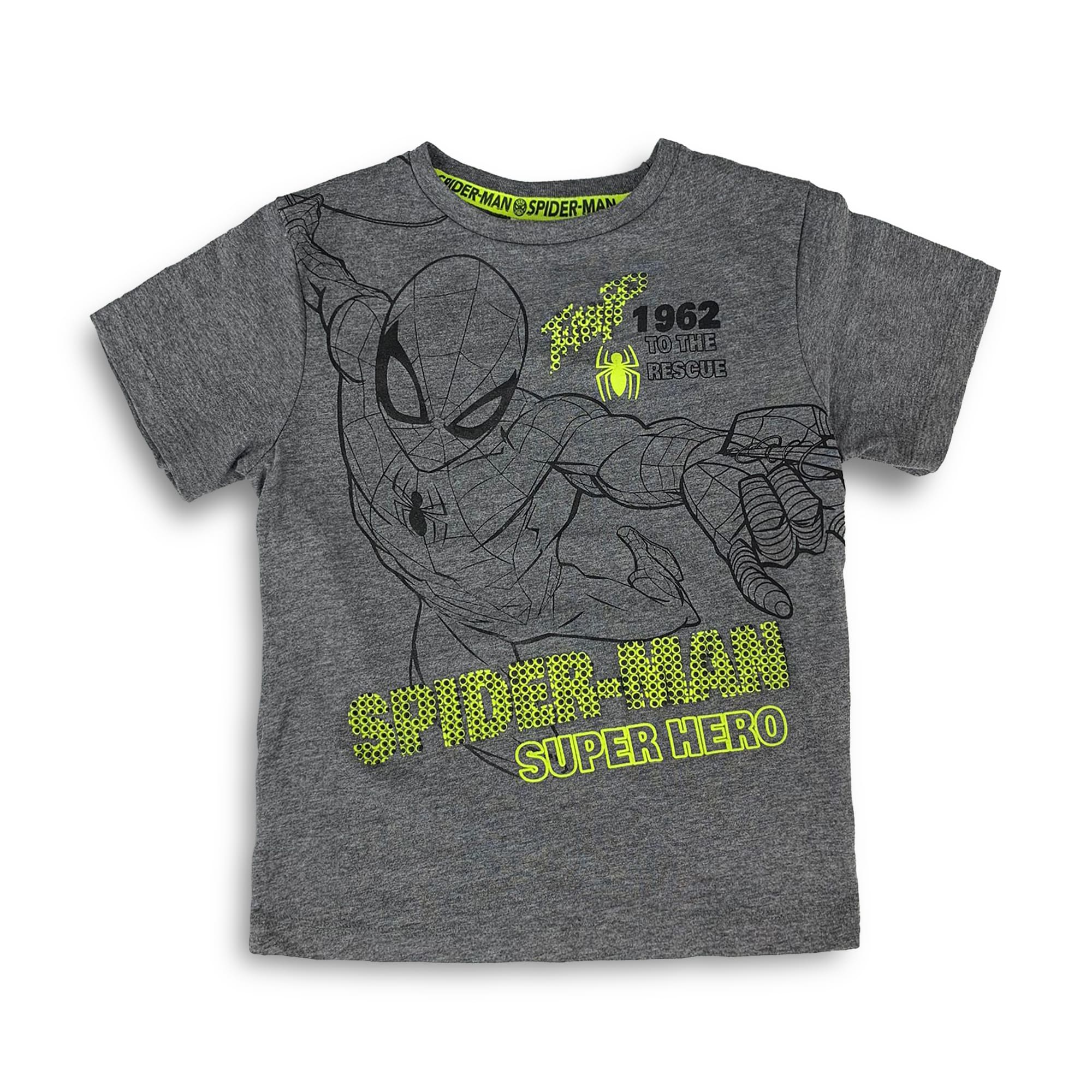 Maglietta Marvel Spiderman t-shirt bambino mezze maniche in cotone estivo 4214