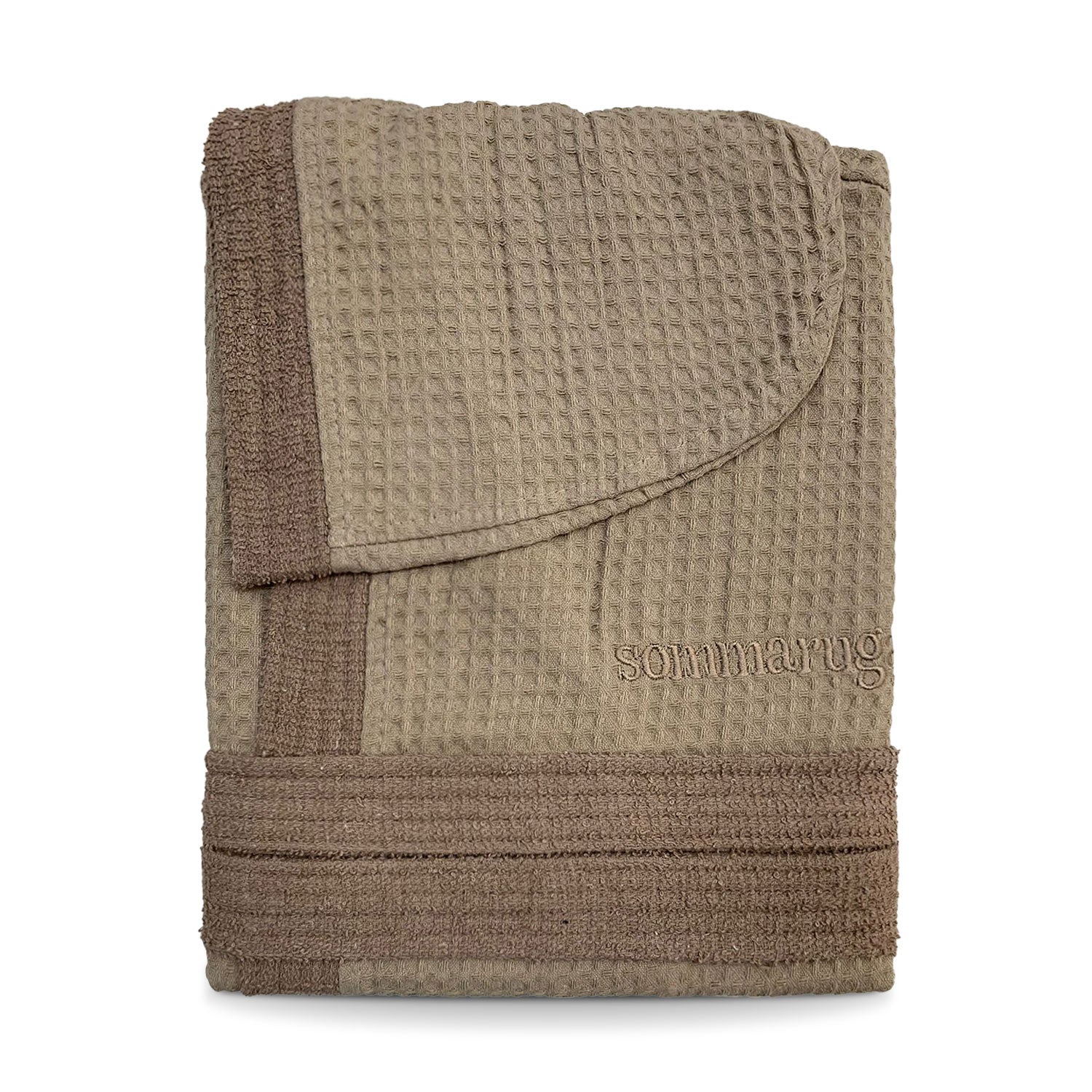 Accappatoio nido d'ape unisex uomo donna Sommaruga 350gr tasche e cappuccio 4219