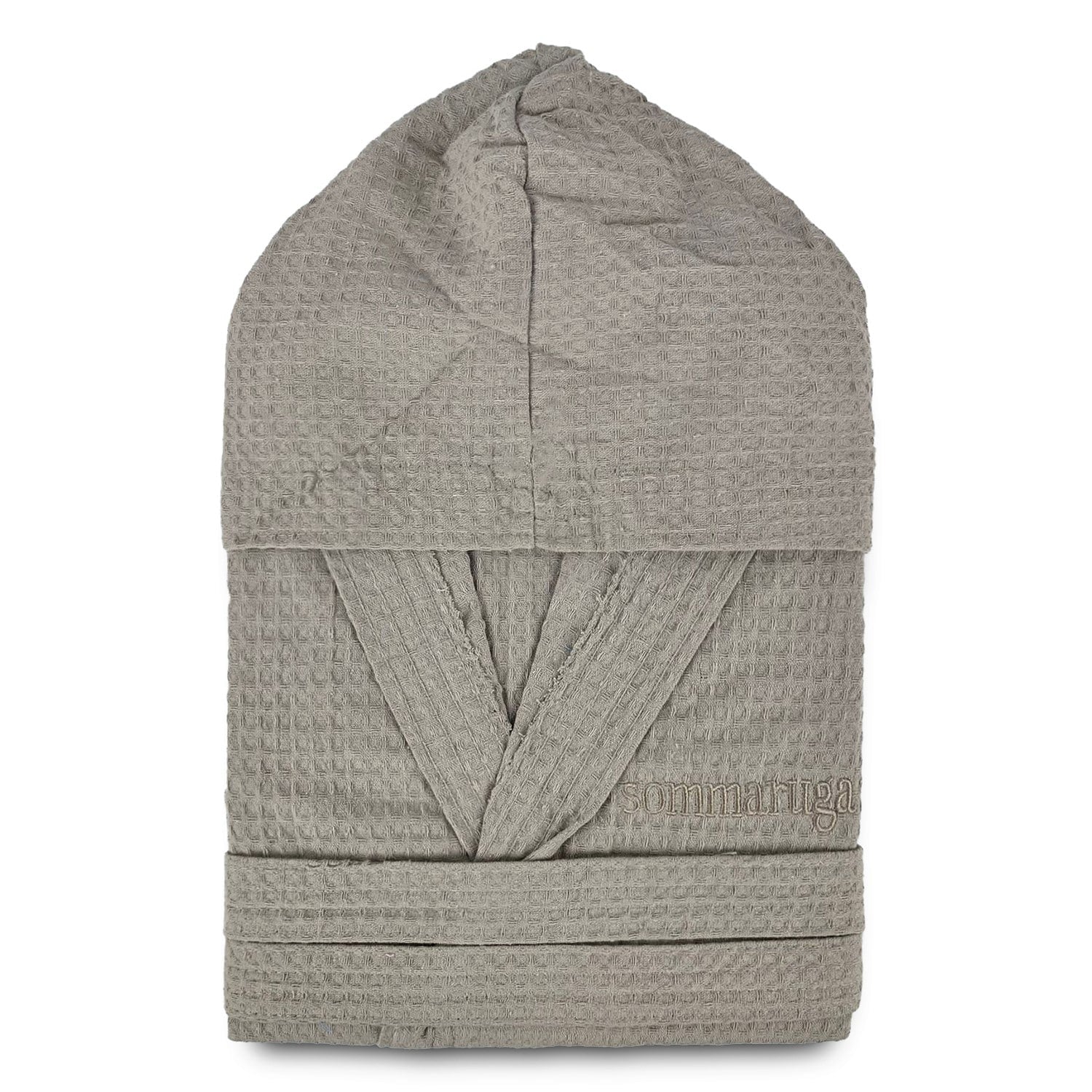 Accappatoio nido d'ape unisex uomo donna Sommaruga 350gr tasche e cappuccio 4219