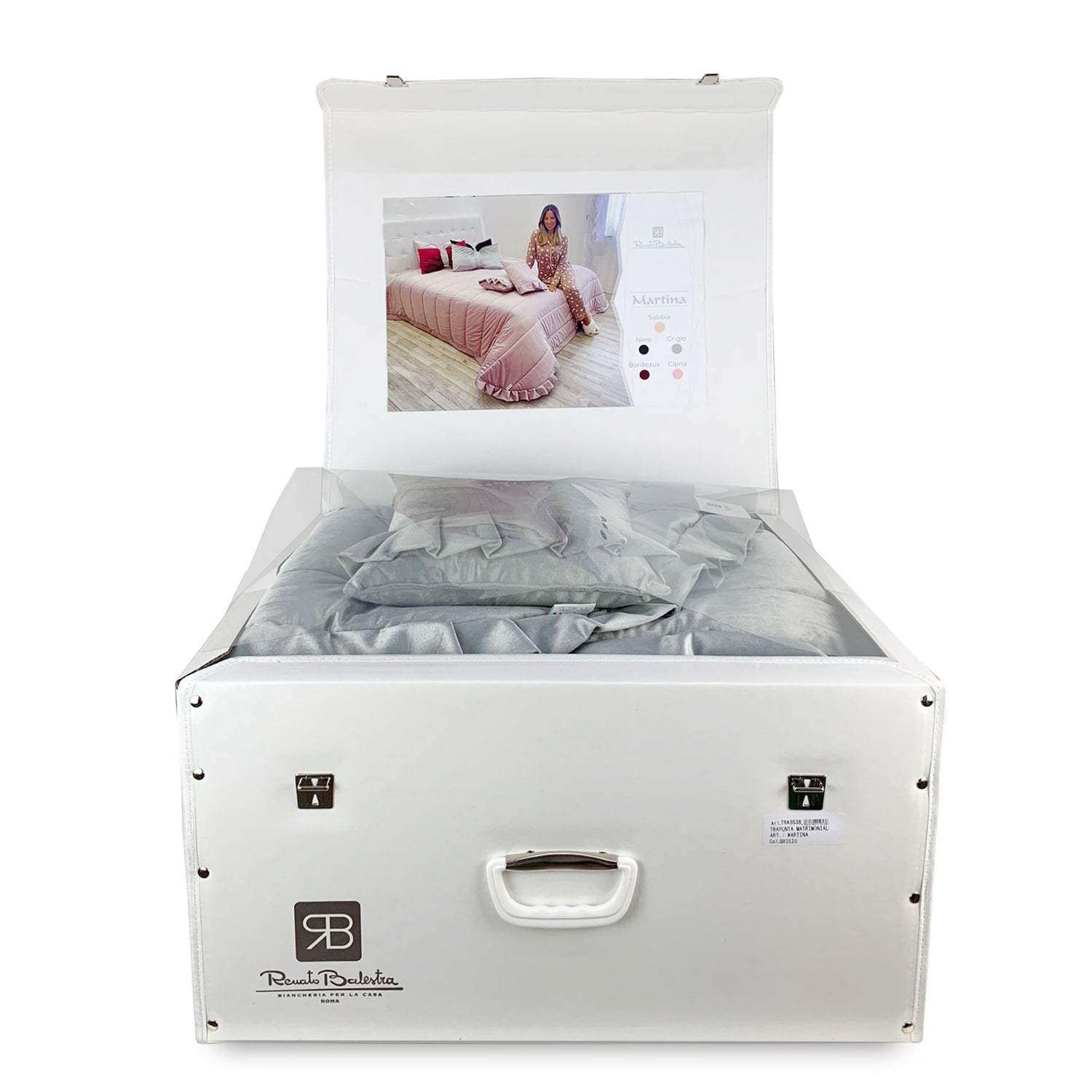 Trapunta piumone invernale velluto matrimoniale Renato Balestra Martina 4281