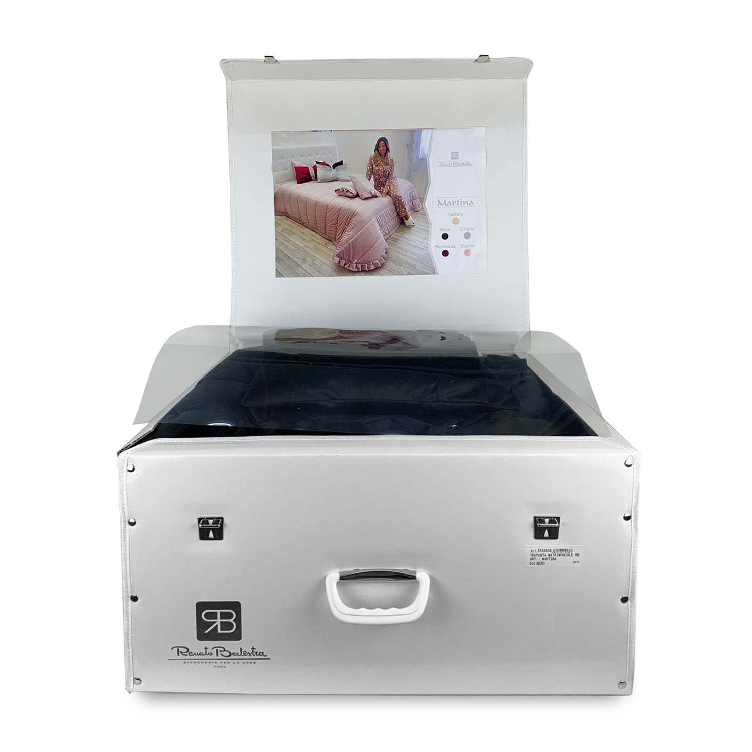 Trapunta piumone invernale velluto matrimoniale Renato Balestra Martina 4281