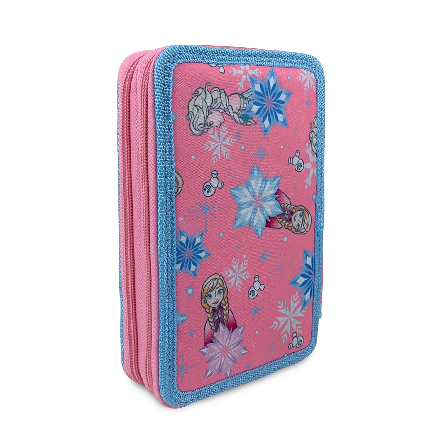 Astuccio borsello scuola Disney Frozen Elsa ufficiale colori 2 scomparti 4330