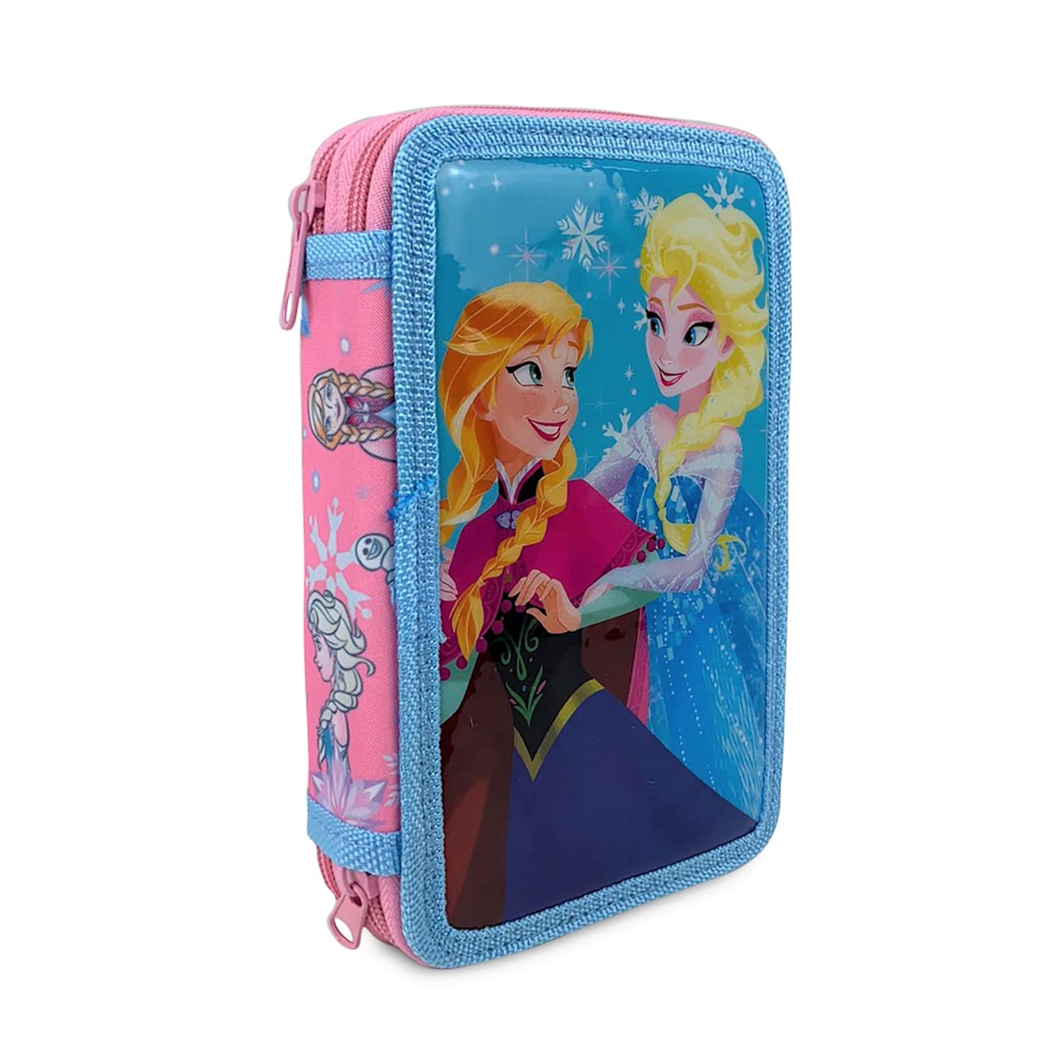 Astuccio borsello scuola Disney Frozen Elsa ufficiale colori 2 scomparti 4330