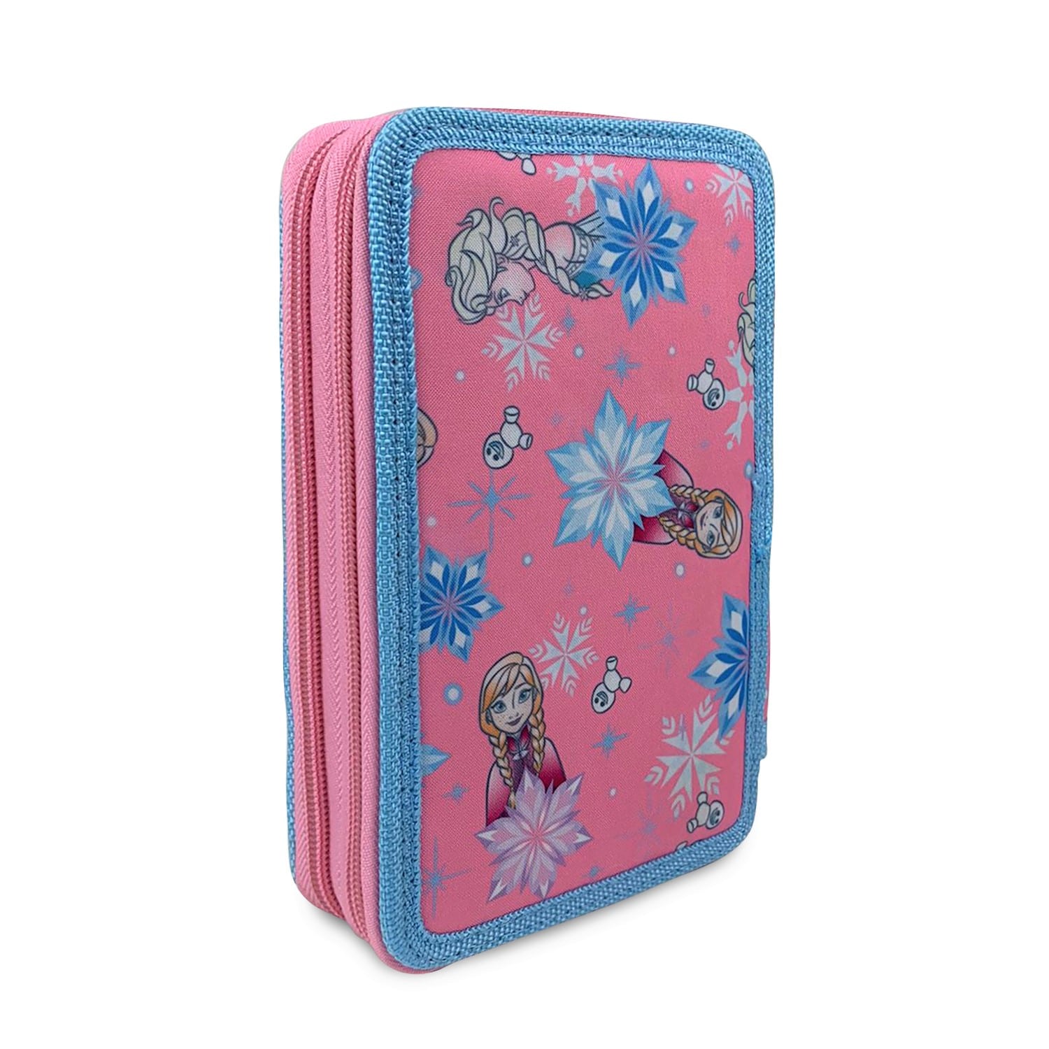 Astuccio borsello scuola Disney Frozen Elsa ufficiale colori 2 scomparti 4330