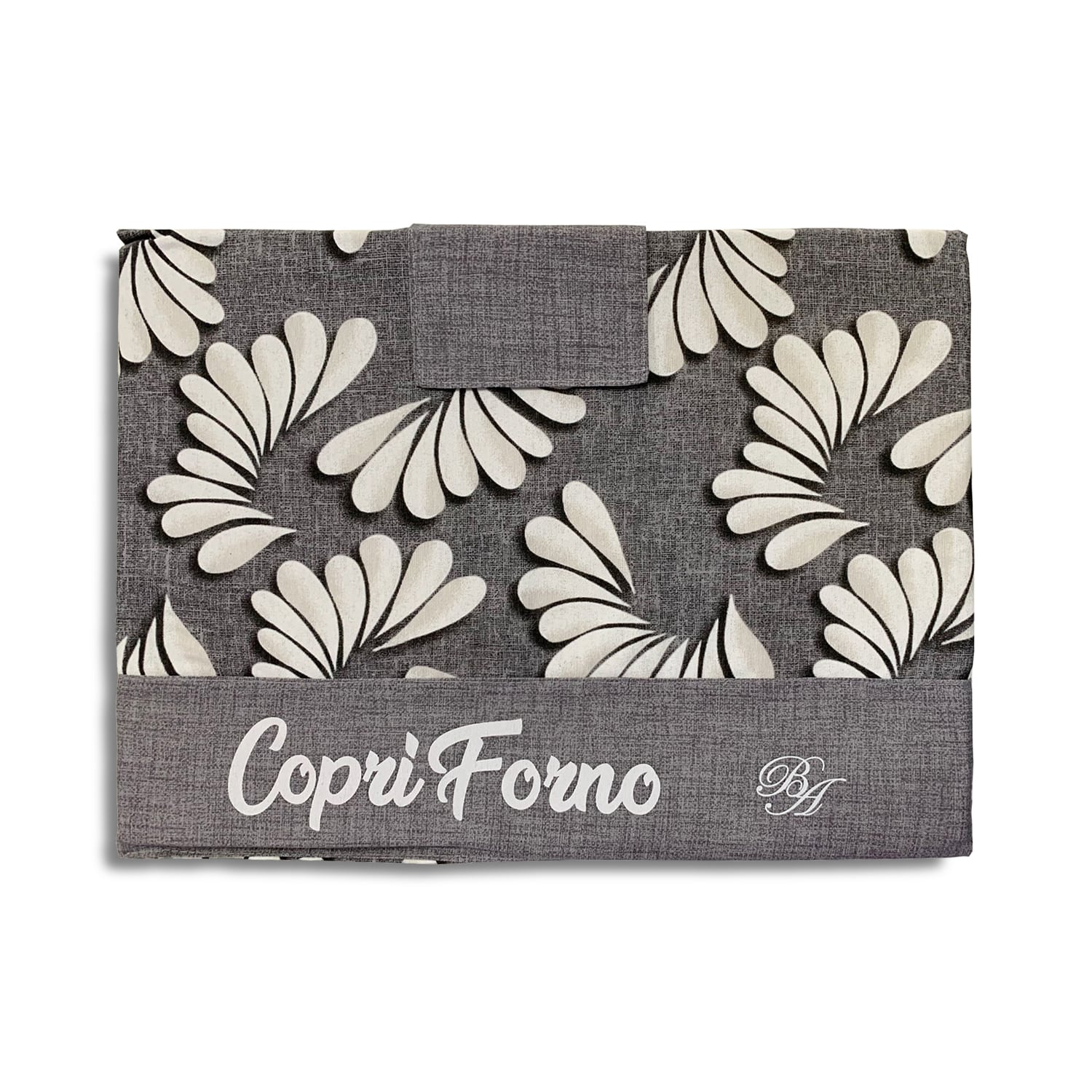 Copriforno cucina imbottito in fantasia petali 47x35 BA Collection 4340