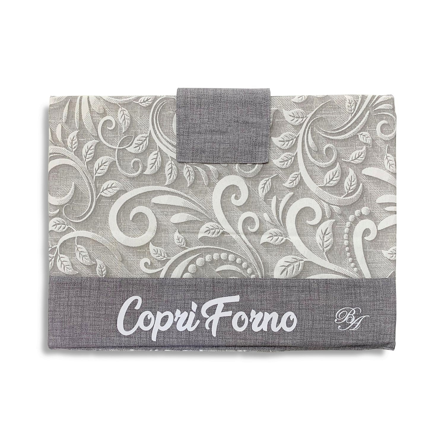 Copriforno cucina imbottito in fantasia foglie 47x35 BA Collection 4342