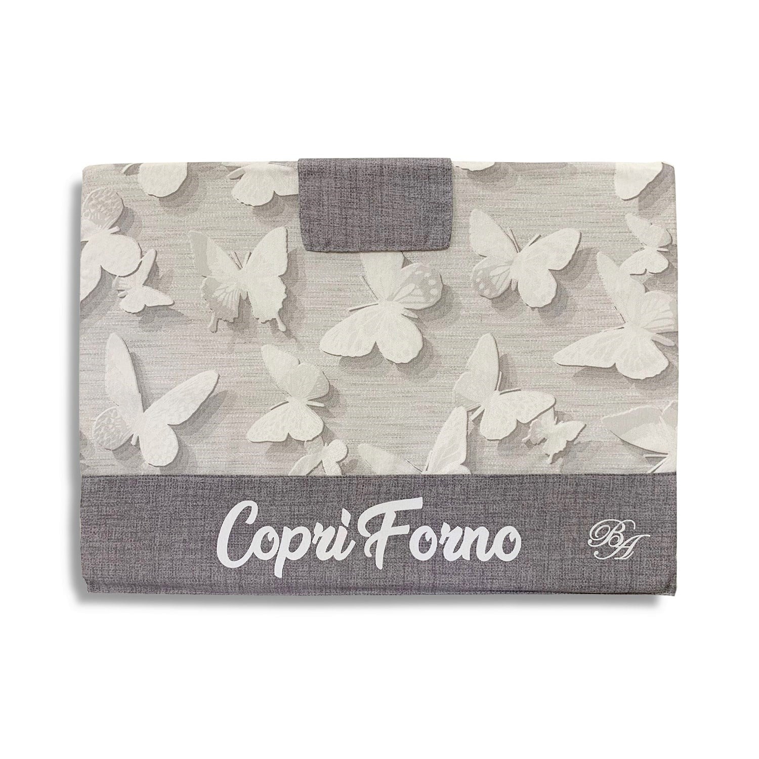 Copriforno cucina imbottito in fantasia farfalle 47x35 BA Collection 4343