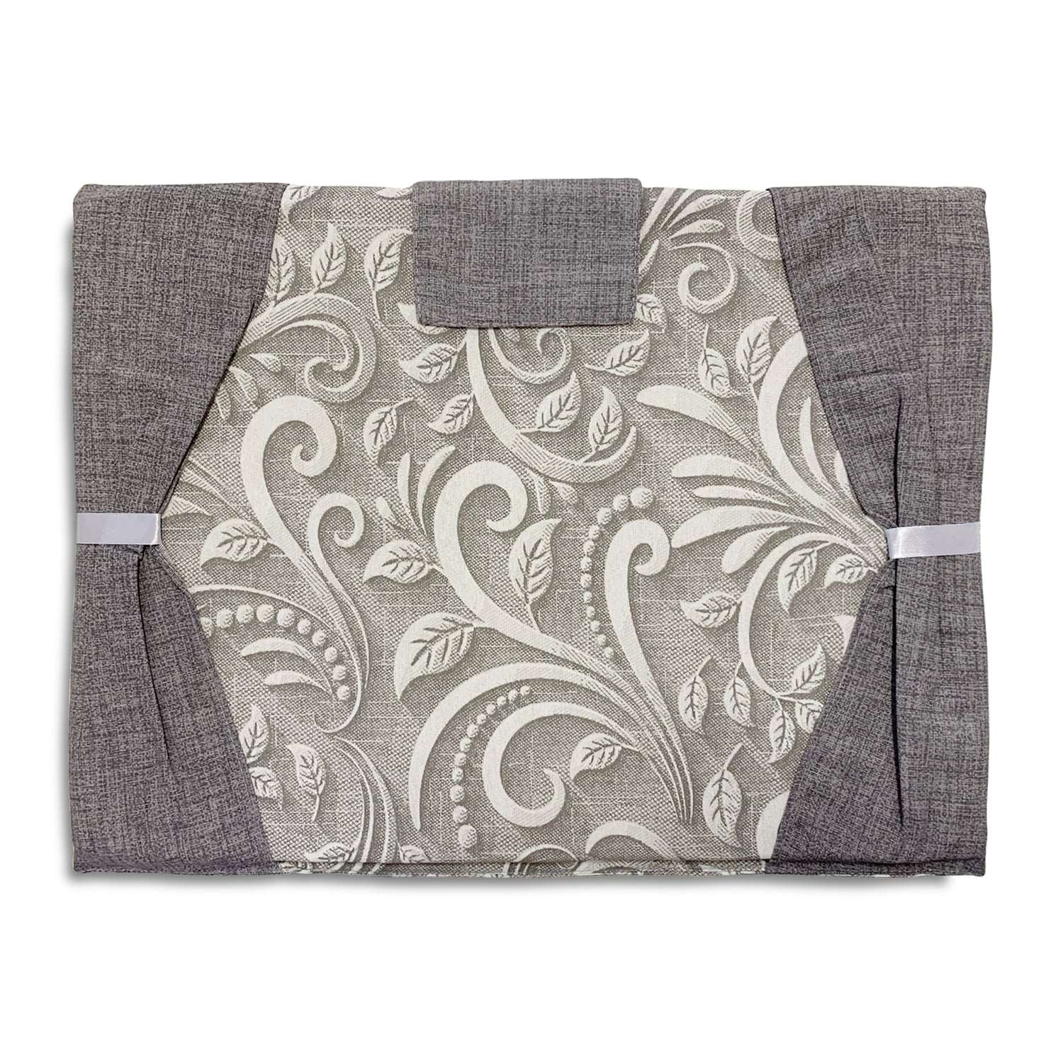 Copriforno cucina imbottito in fantasia fiori volant 47x35 BA Collection 4353