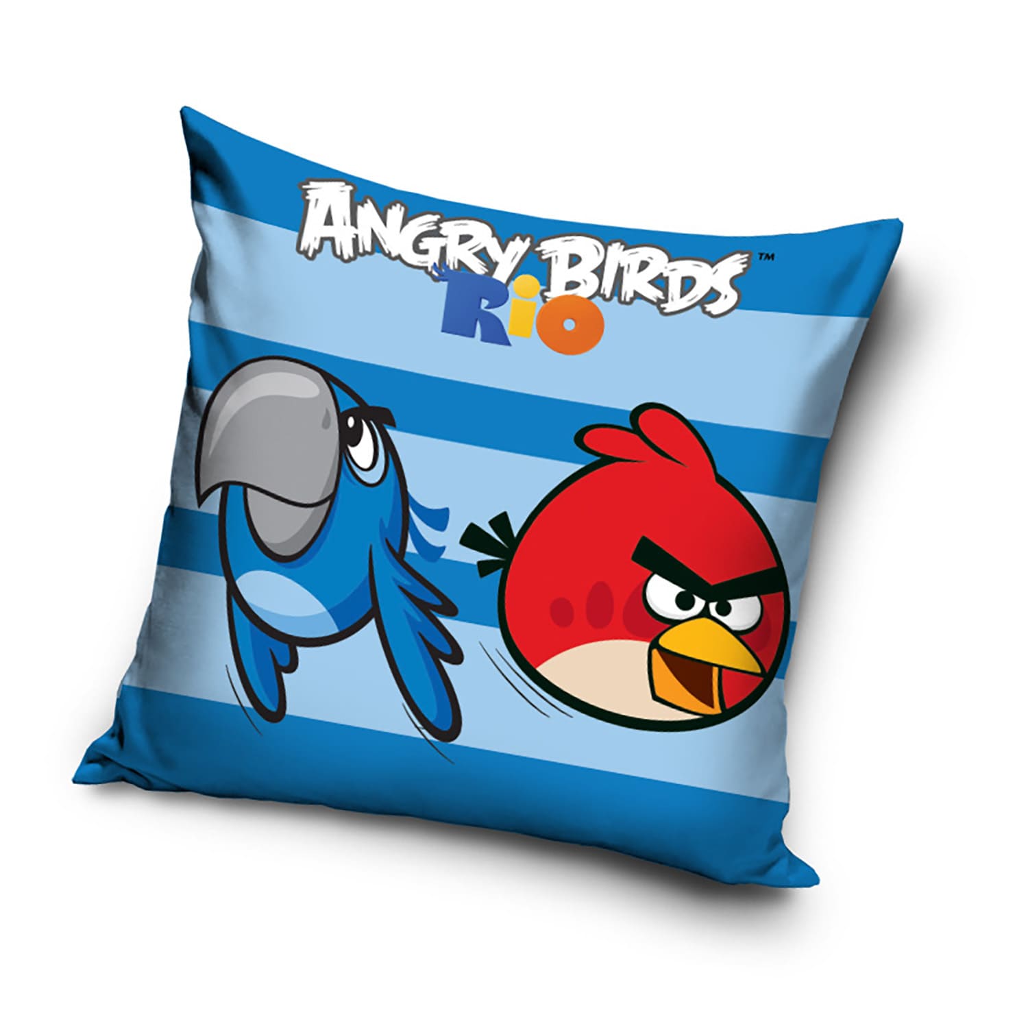 Federa copri cuscino in microfibra stampata ufficiale Angry Birds 40x40 cm 4376