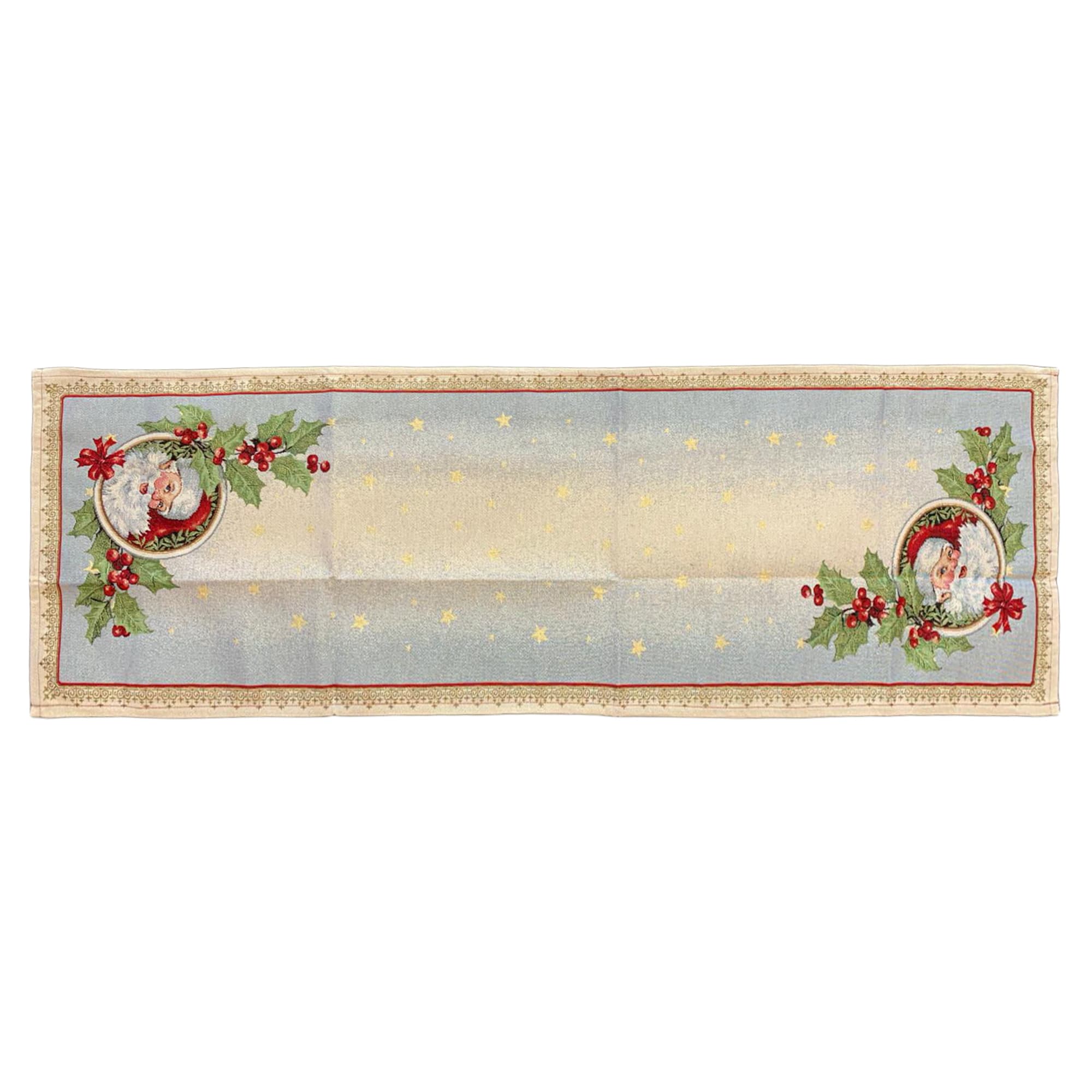 Runner natalizio 40x100cm decorazioni Centrotavola Natale Maestri Cotonieri 4446