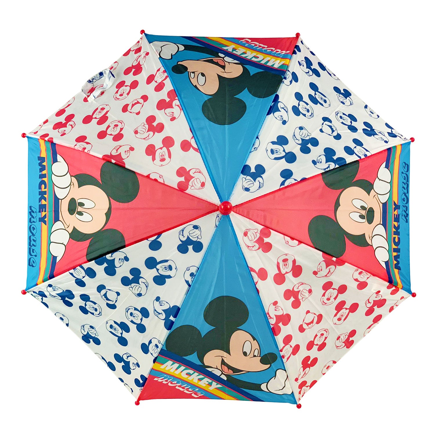 Ombrello Disney Mickey Mouse bambini classico con manico ufficiale 4570