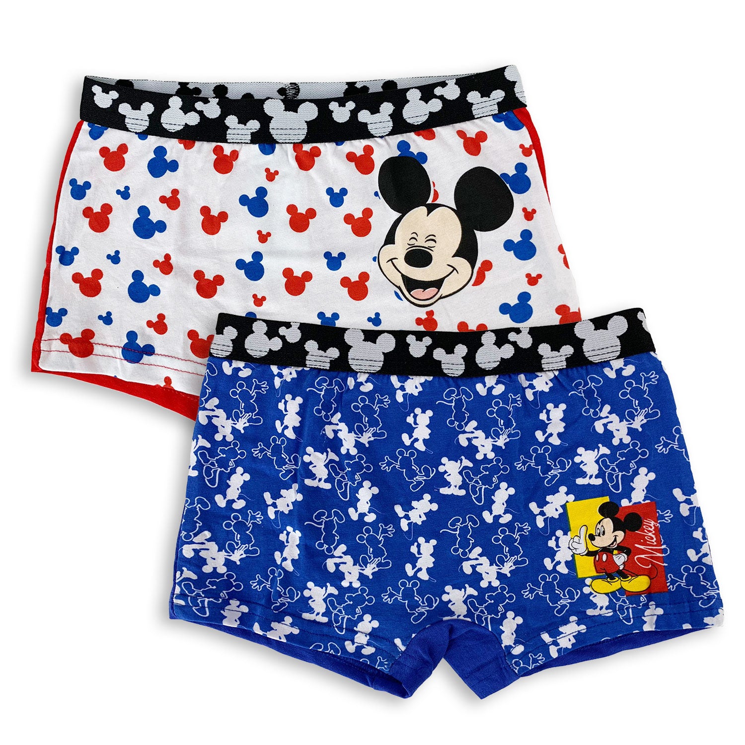 Set 2 Boxer Disney Mickey Mouse ufficiale bambino shorties mutandine intimo 4657