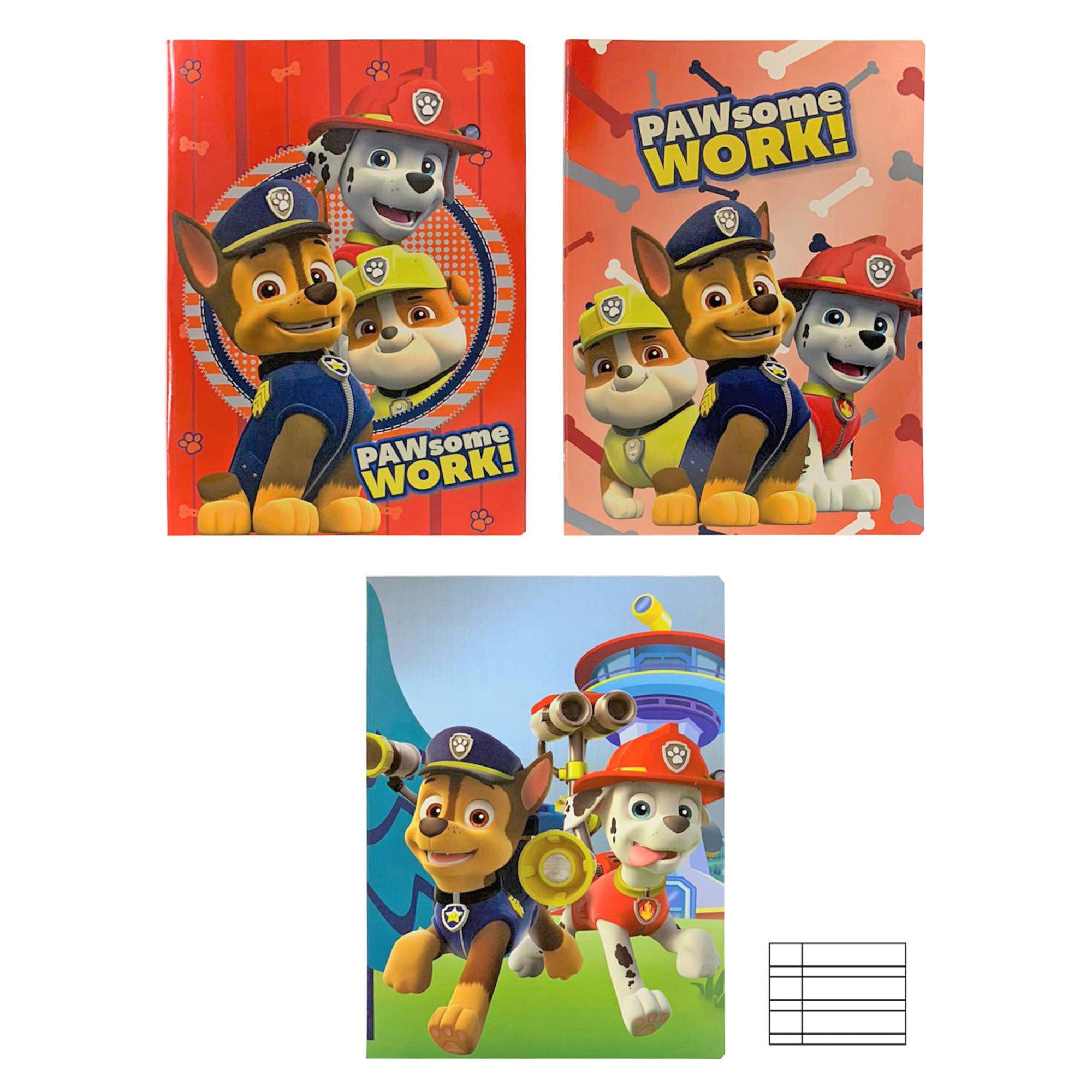 Paw Patrol Quaderni pacco 10 pezzi maxi quadernone A4 rigatura B 4668