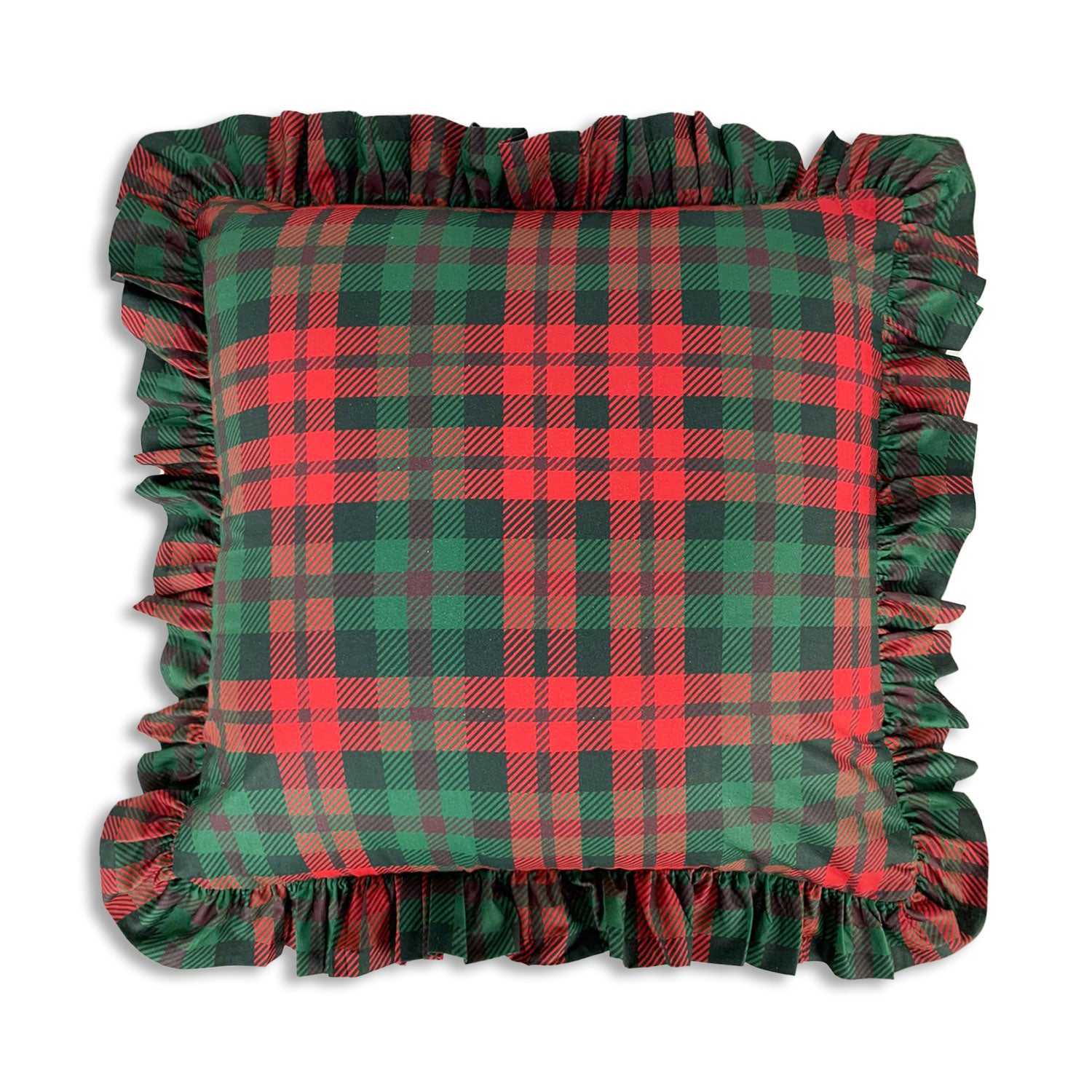 Cuscino natalizio scozzese Tartan addobbi decori Maestri Cotonieri Cortina 4756