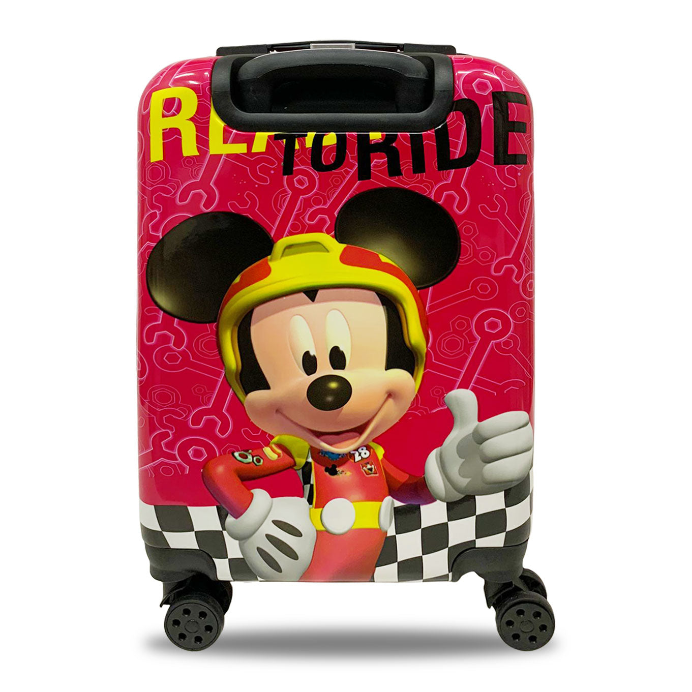Valigia Trolley per bambino Disney Mickey Mouse bagaglio a mano spinner 4817
