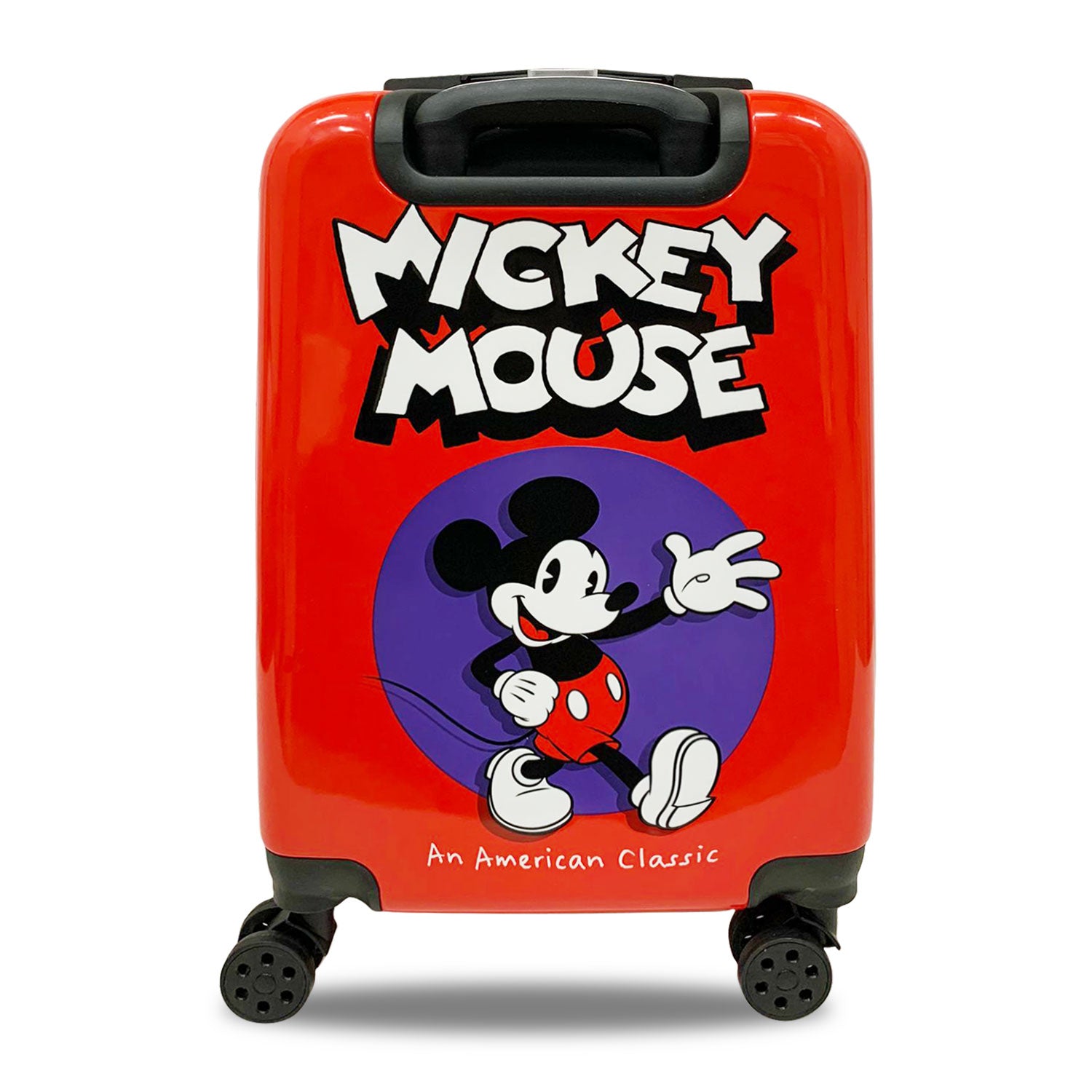 Valigia Trolley per bambino Disney Mickey Mouse bagaglio a mano spinner 4818