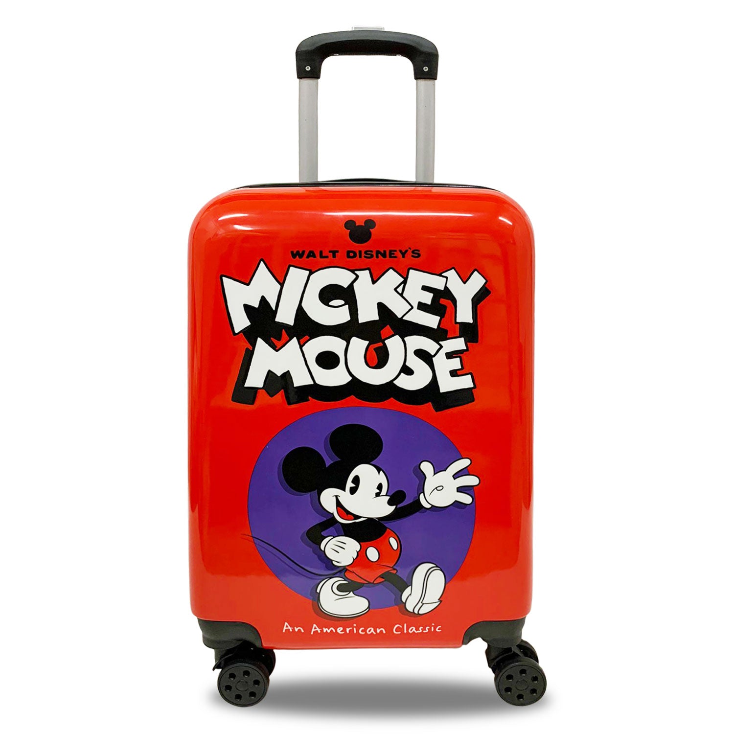 Valigia Trolley per bambino Disney Mickey Mouse bagaglio a mano spinner 4818