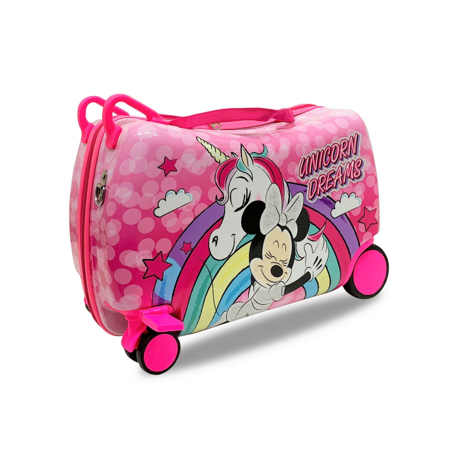 Valigia Trolley per bambina Disney Minnie Mouse bagaglio a mano spinner 4821