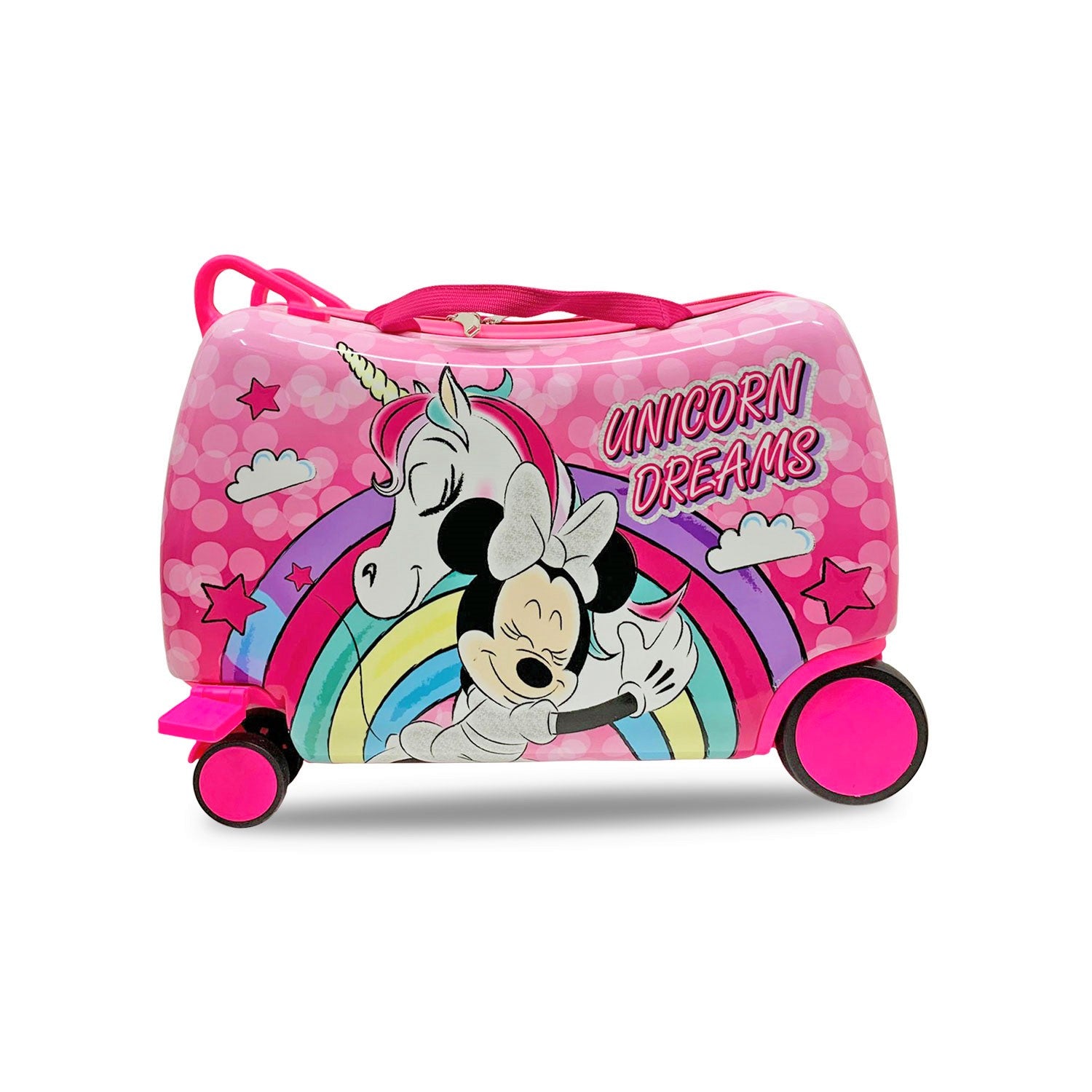 Valigia Trolley per bambina Disney Minnie Mouse bagaglio a mano spinner 4821