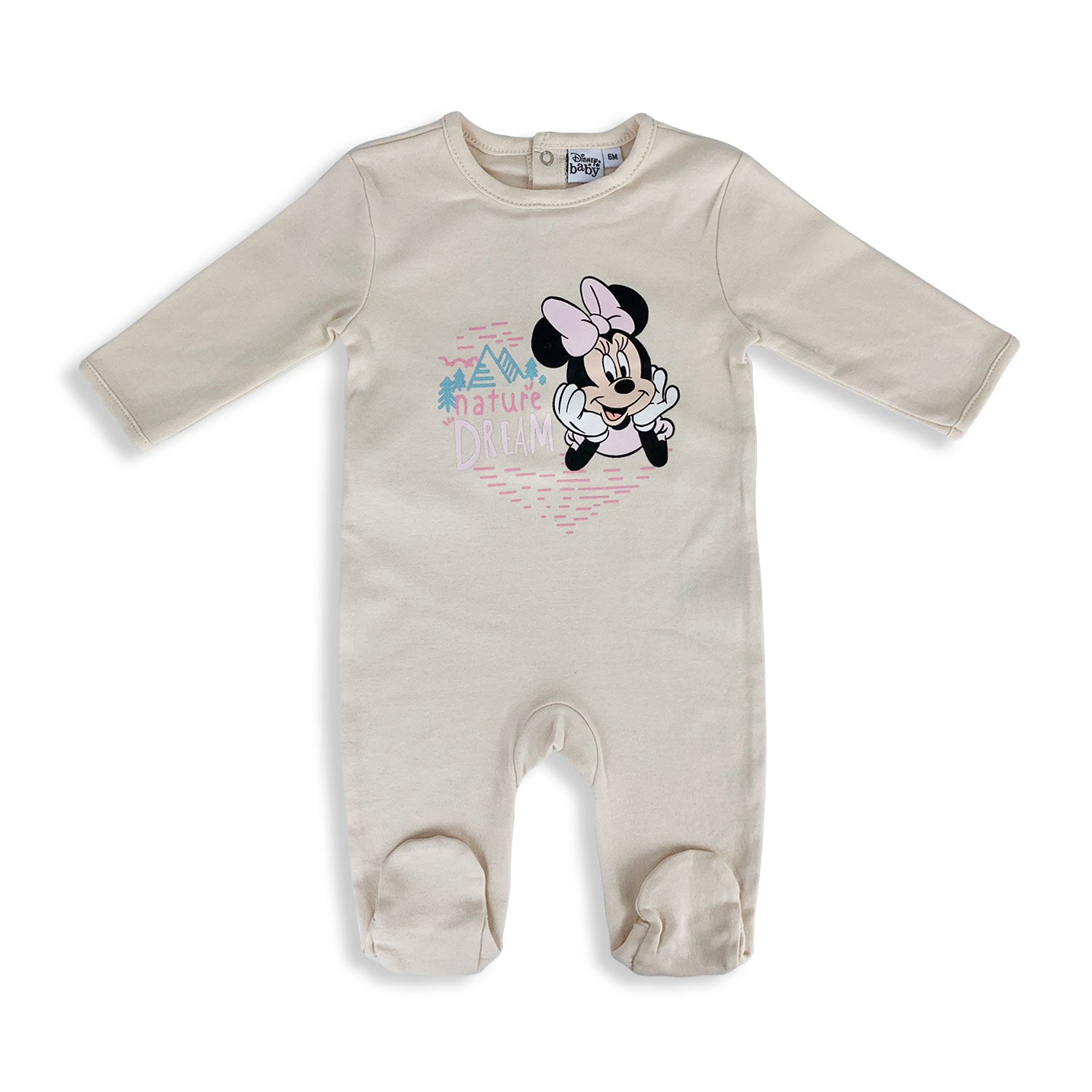 Tutina Disney Pagliaccetto neonato Minnie Mouse Pigiama in velluto bimba 4826