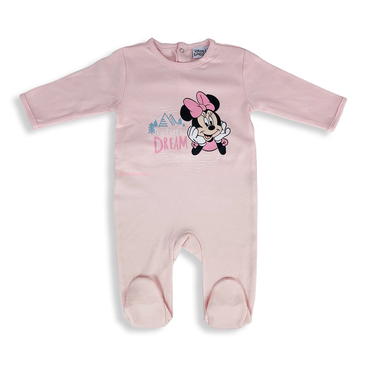 Tutina Disney Pagliaccetto neonato Minnie Mouse Pigiama in velluto bimba 4826