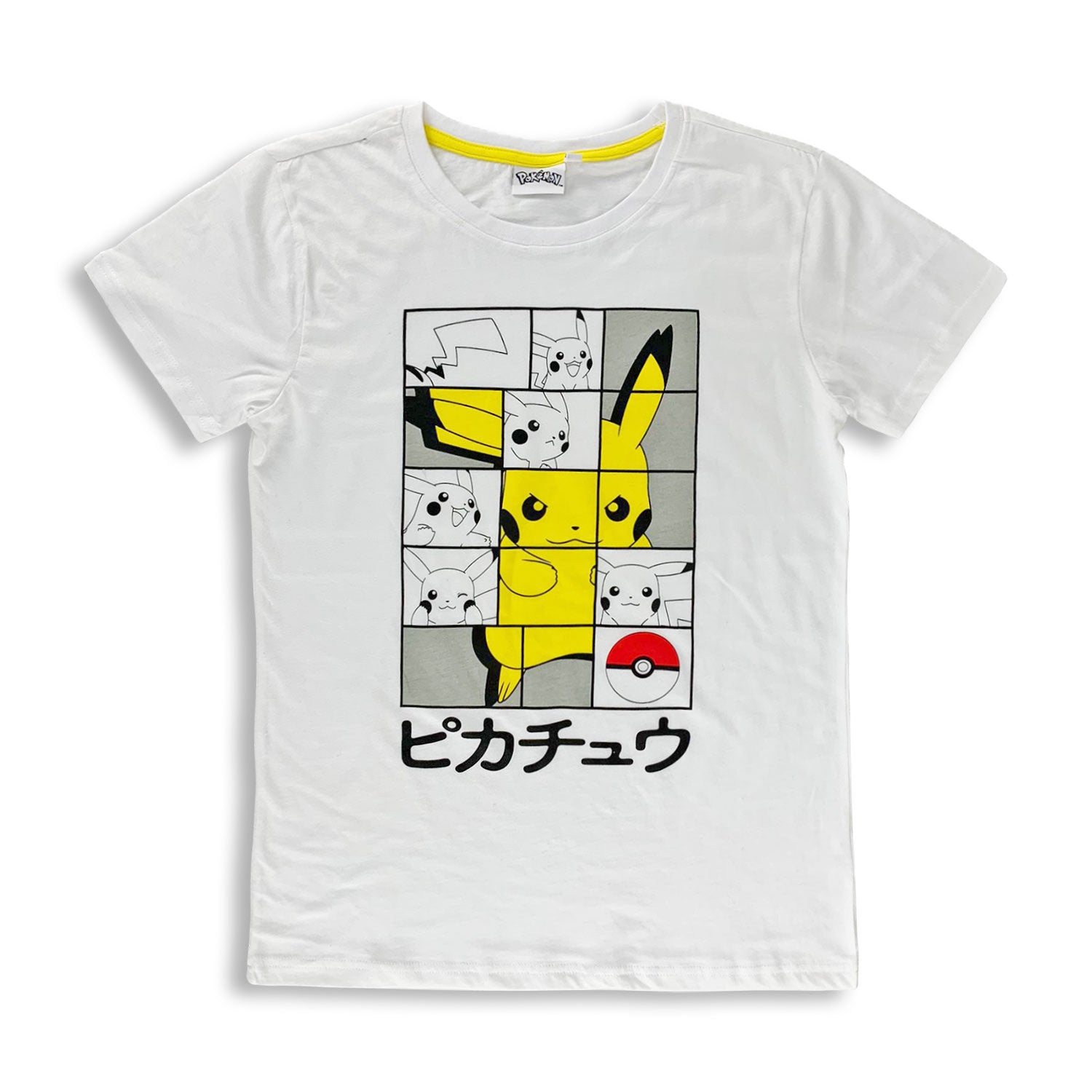 T-Shirt Pokemon ufficiale maglia stampa Pikachu originale Ragazzo uomo 4843