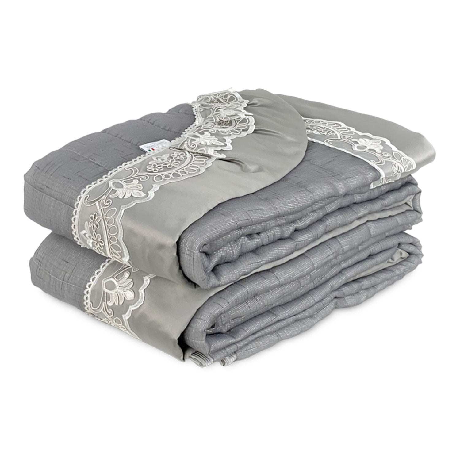 Trapuntino primaverile letto matrimoniale Daiana Renato Balestra lurex 4861