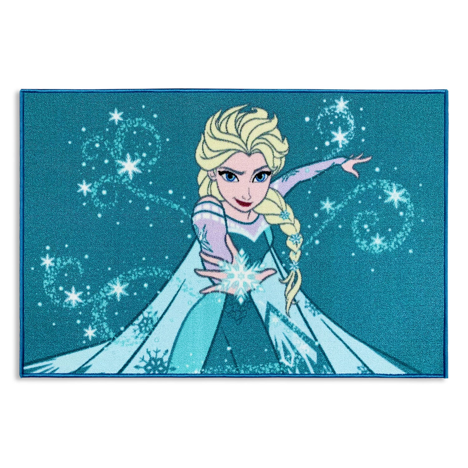 Tappeto antiscivolo cameretta bambini Disney Frozen Elsa 80x120 cm 4947