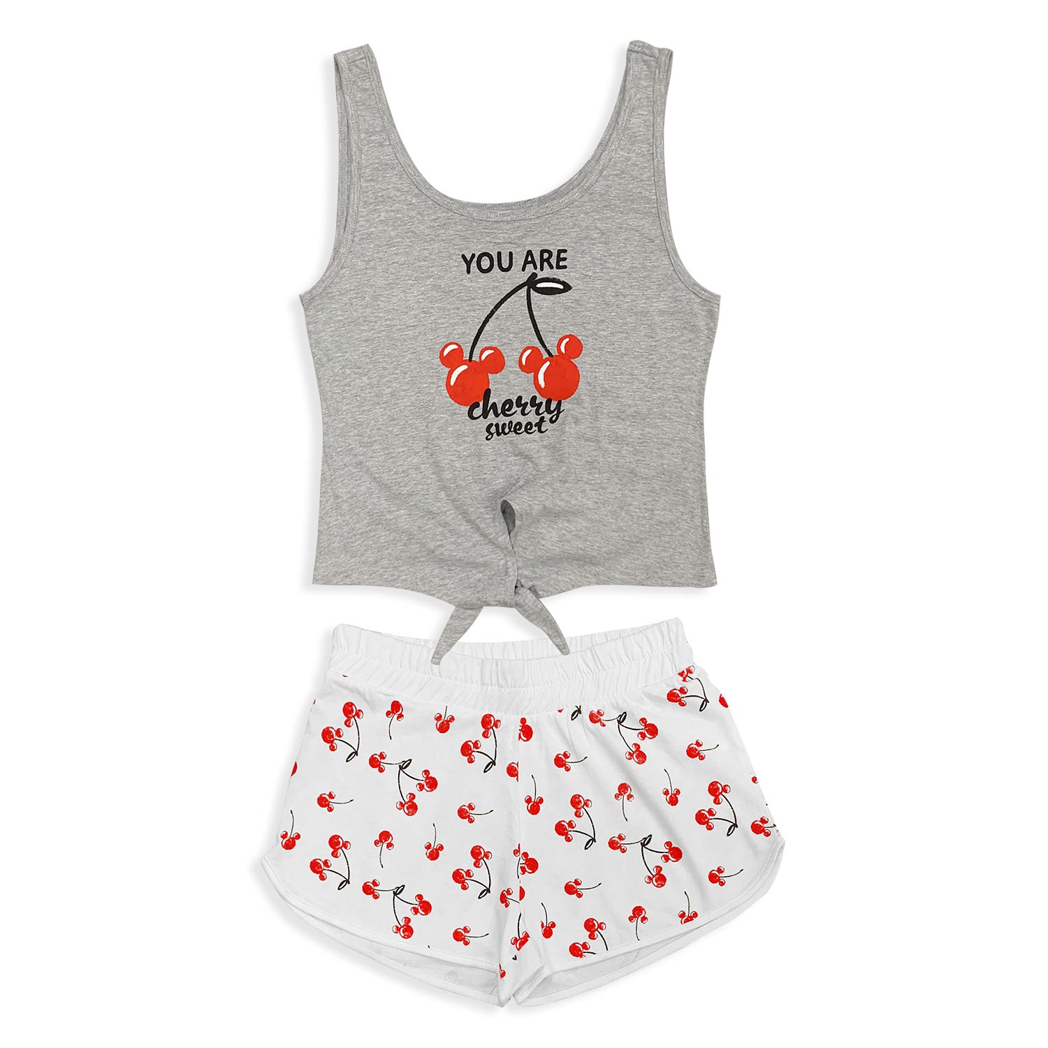 Pigiama corto donna Disney Mickey Mouse canotta e pantaloncino in cotone 4971