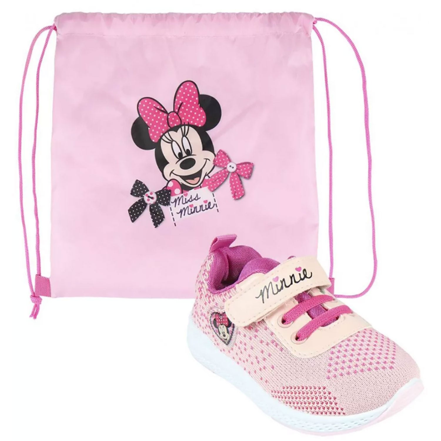 Scarpe sportive Disney Minnie Mouse sneakers a strappo per bambina 4984