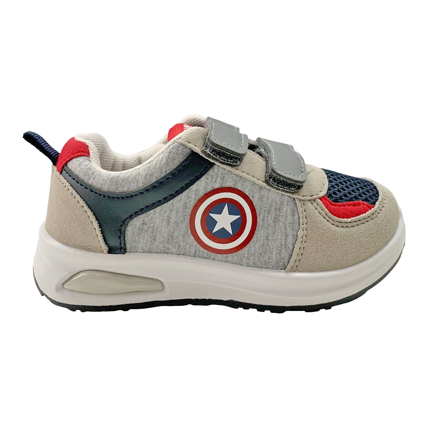 Scarpe Marvel Capitan America sneakers a strappo bambino con luci led 4997