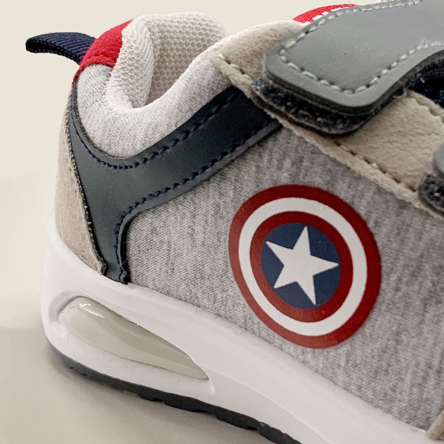 Scarpe Marvel Capitan America sneakers a strappo bambino con luci led 4997
