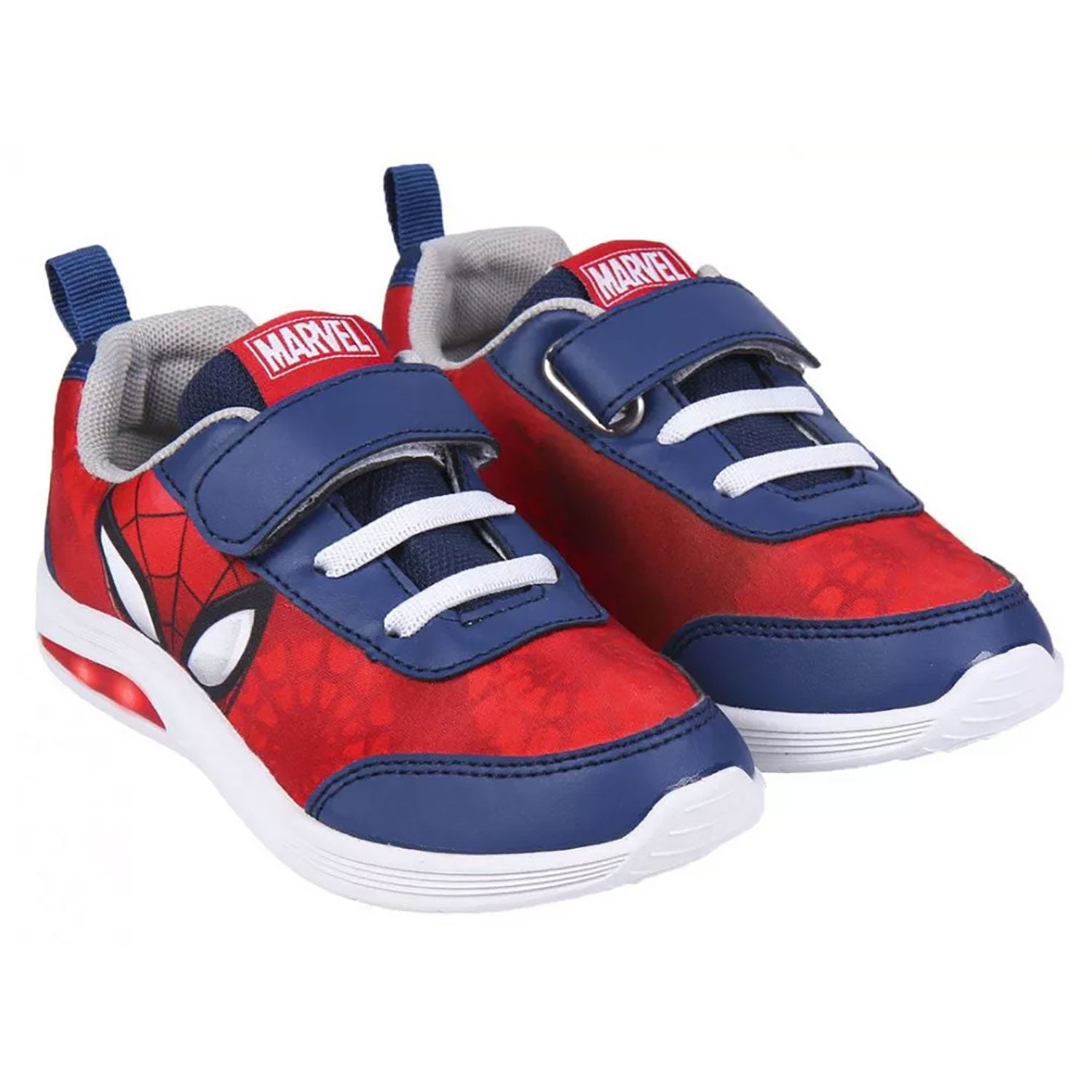 Scarpe Marvel Spiderman sneakers sportive a strappo bambino con luci led 4999