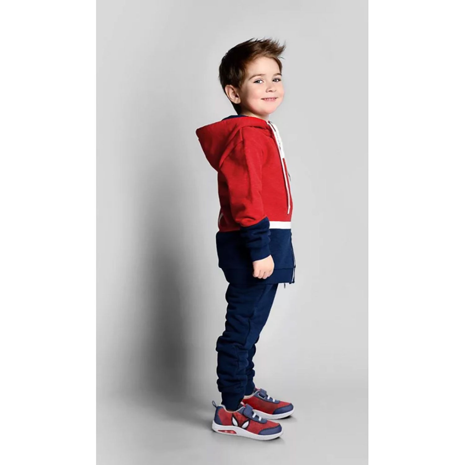 Scarpe Marvel Spiderman sneakers sportive a strappo bambino con luci led 4999
