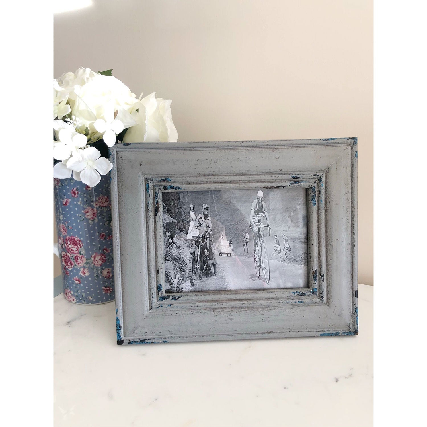 Cornice per foto Shabby chic portafoto stile Vintage Retrò in legno 5052