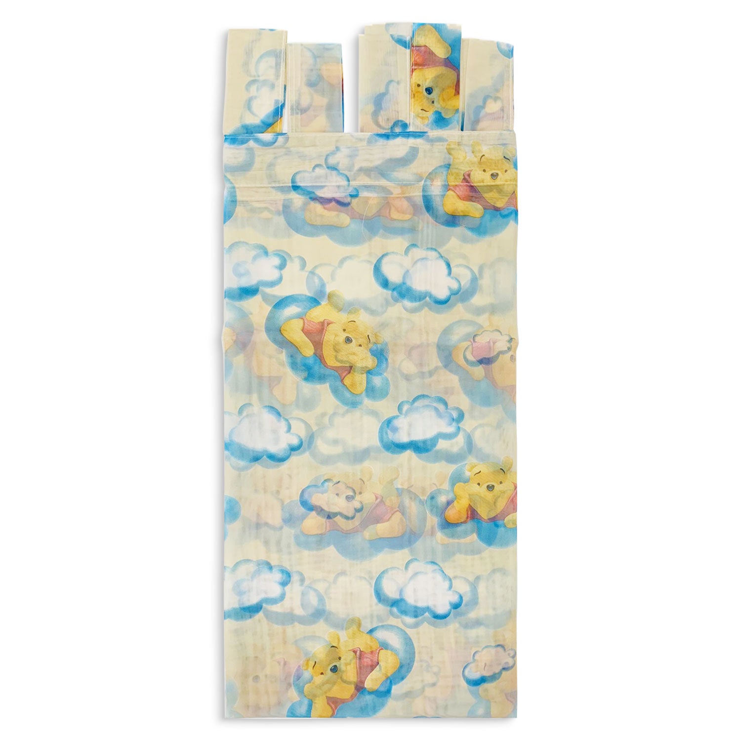 Tenda Winnie the Pooh Disney 1 Velo ufficiale con passanti 140x290cm 5093