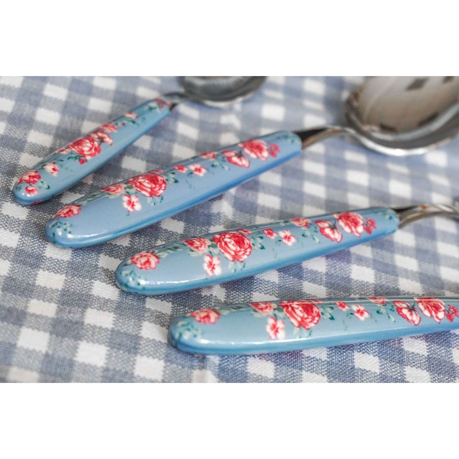 Coltello da tavola Isabelle Rose Shabby chic Julia in acciaio inox vintage 5130