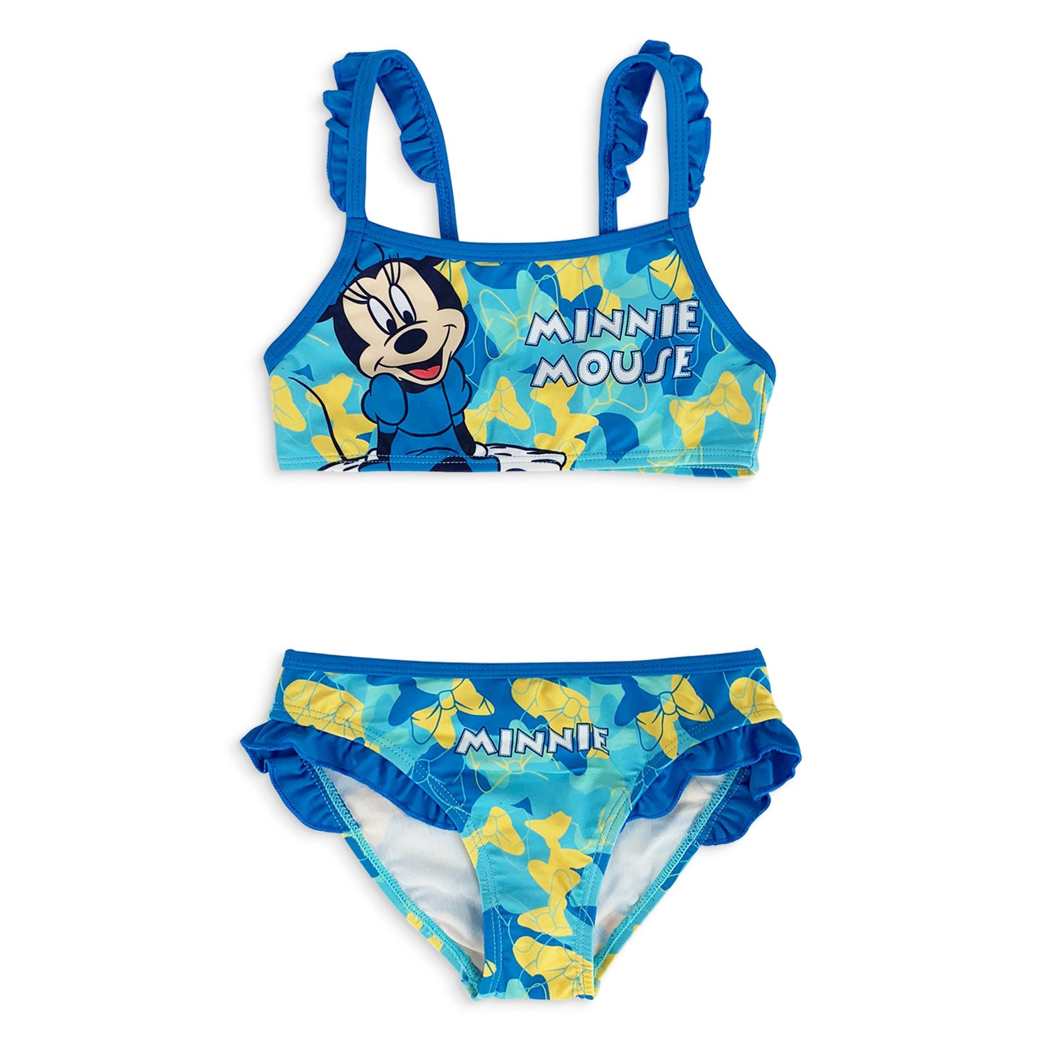 Costume da mare Disney Minnie Mouse 2 pezzi bambina slip piscina 5183