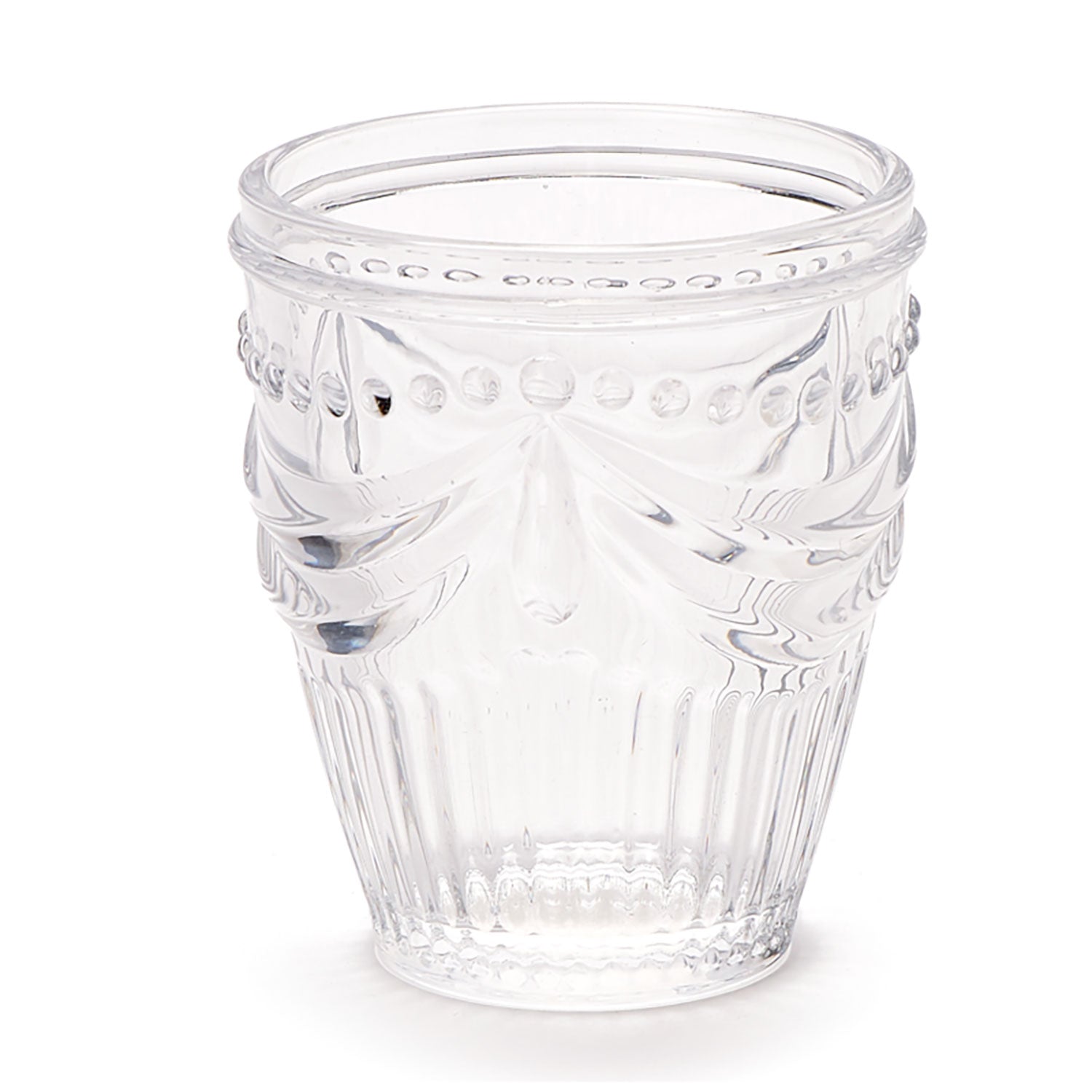 Bicchieri da acqua Nuvole di Stoffa Shabby chic in vetro 6pz h10cm 5289